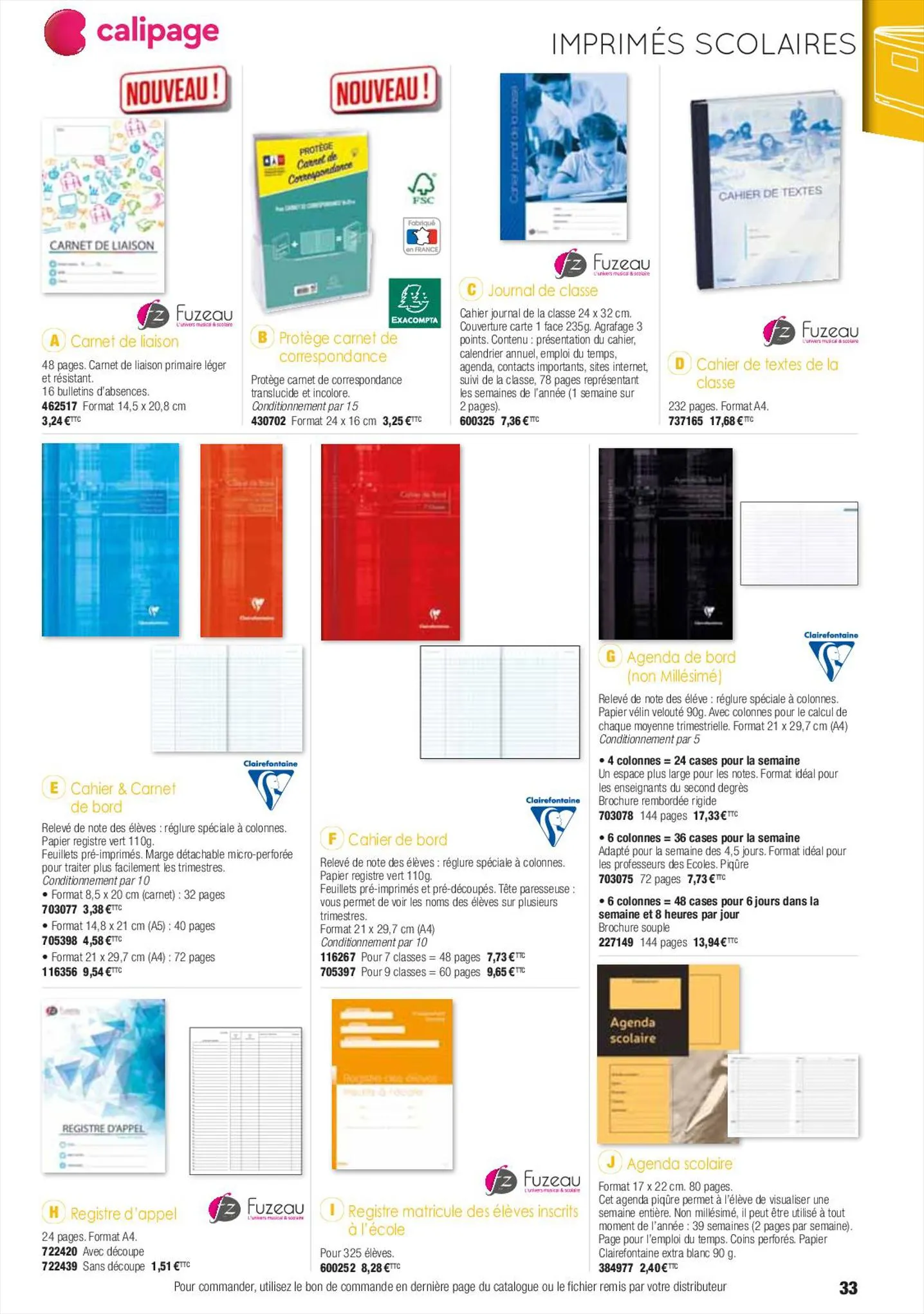 Catalogue Catalogue des écoles et loisirs, page 00033