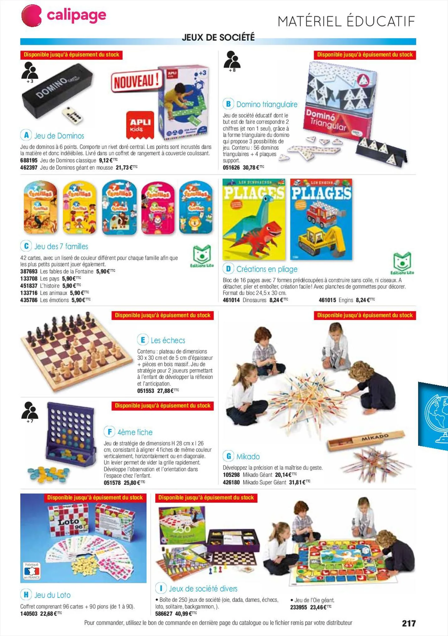 Catalogue Catalogue des écoles et loisirs, page 00217