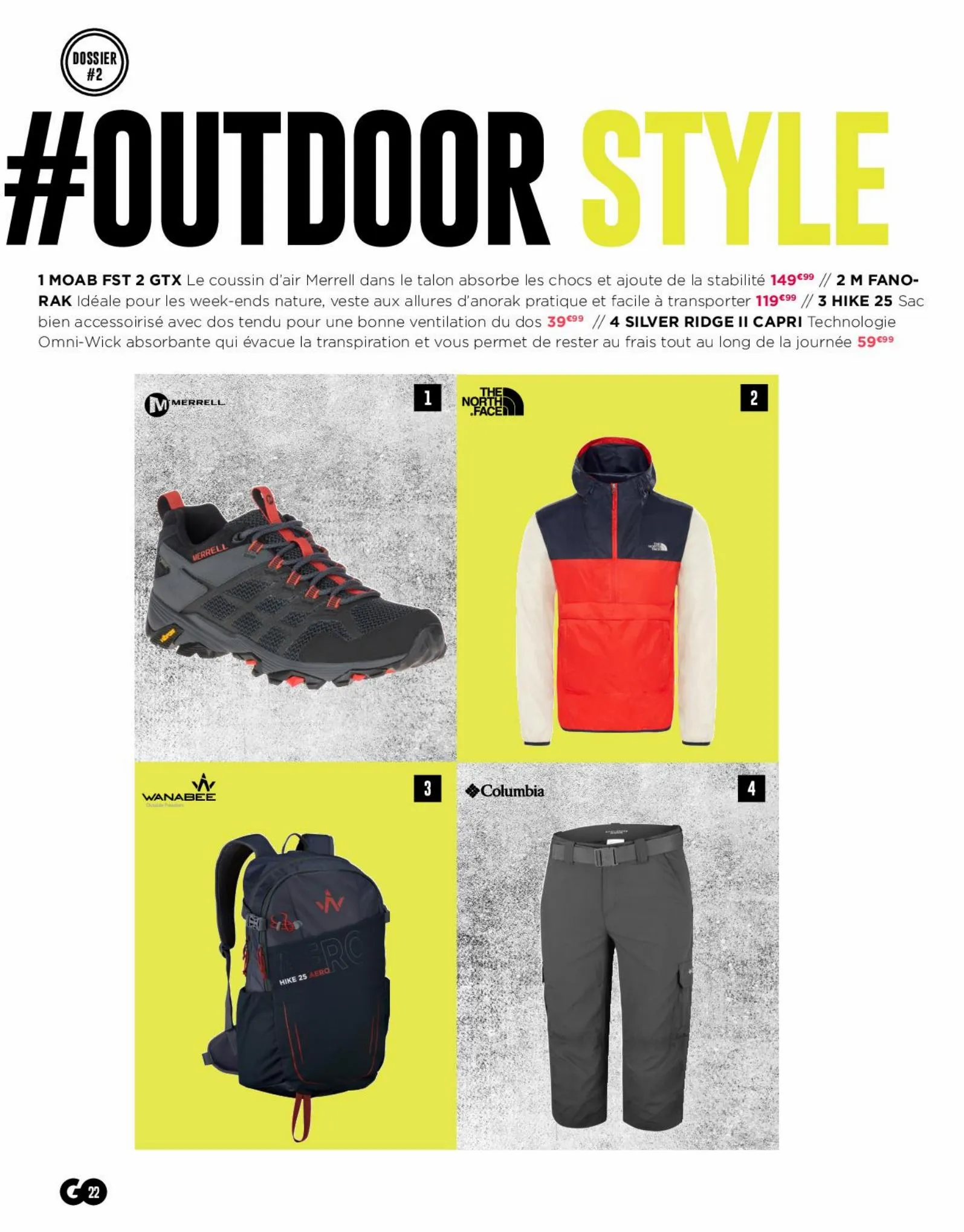 Catalogue Magazine GO Sport Montagne, page 00022