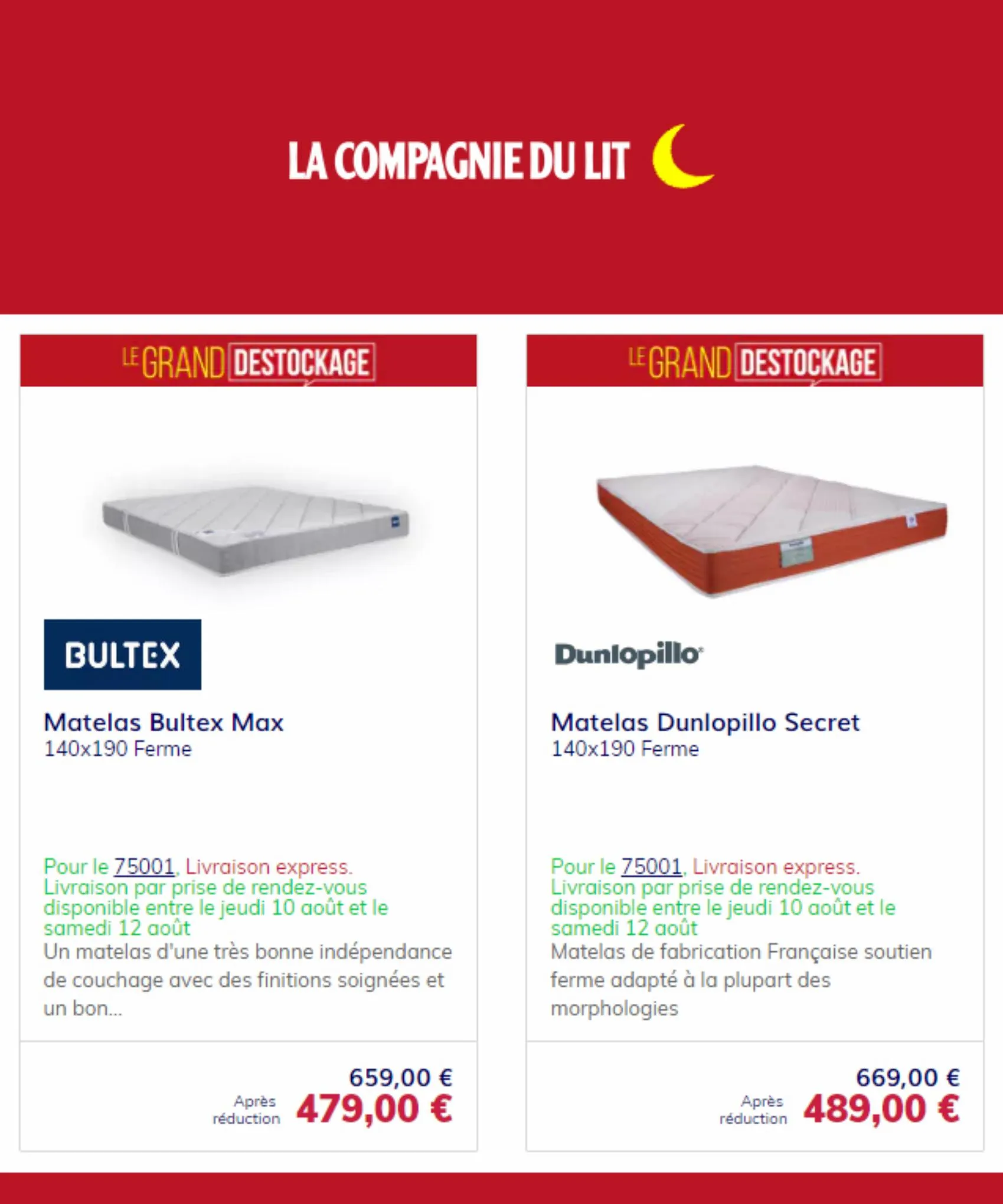 Catalogue Offerts La compagnie du lit!, page 00003