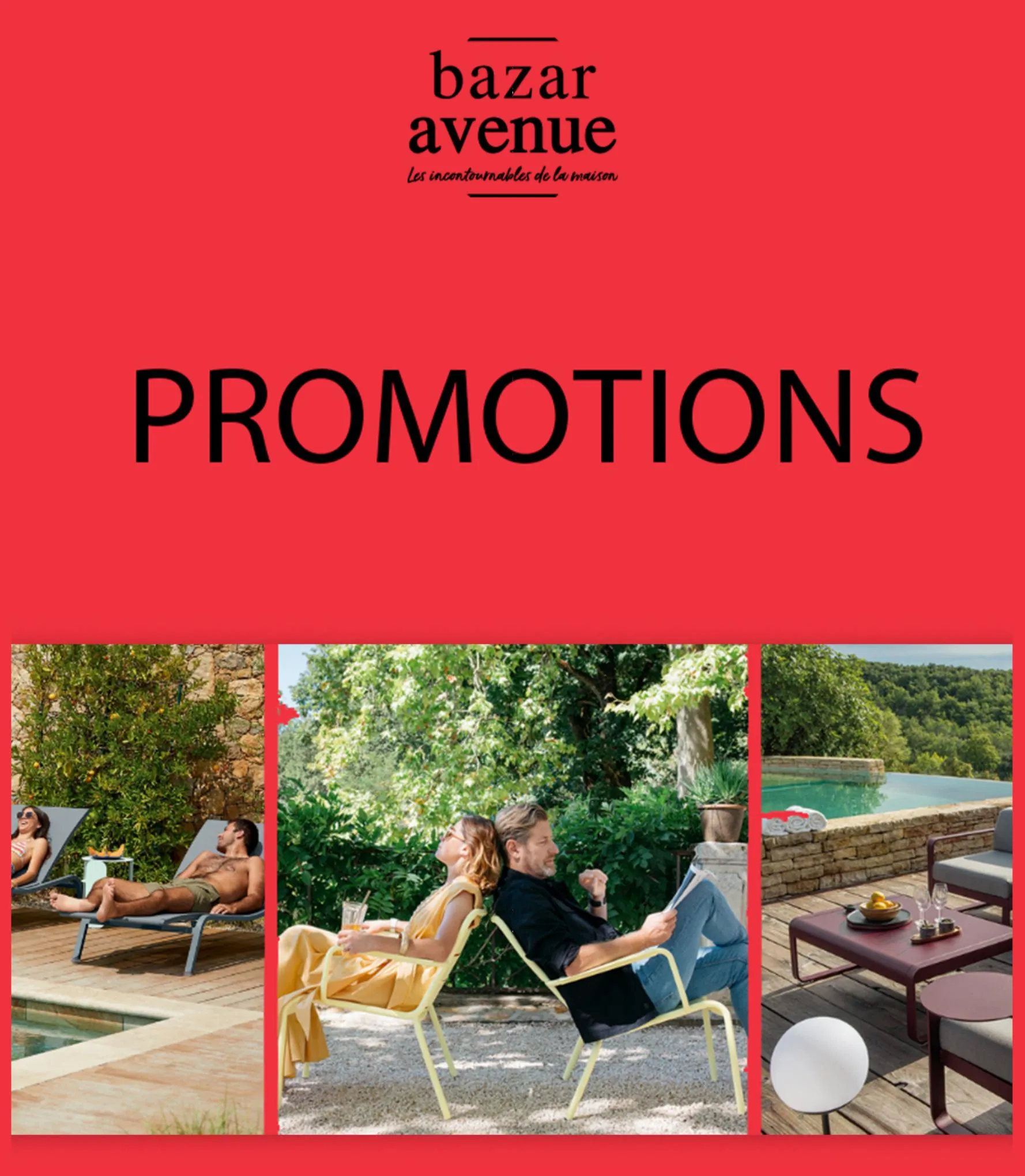 Catalogue Bazar Avenue Promotions, page 00001