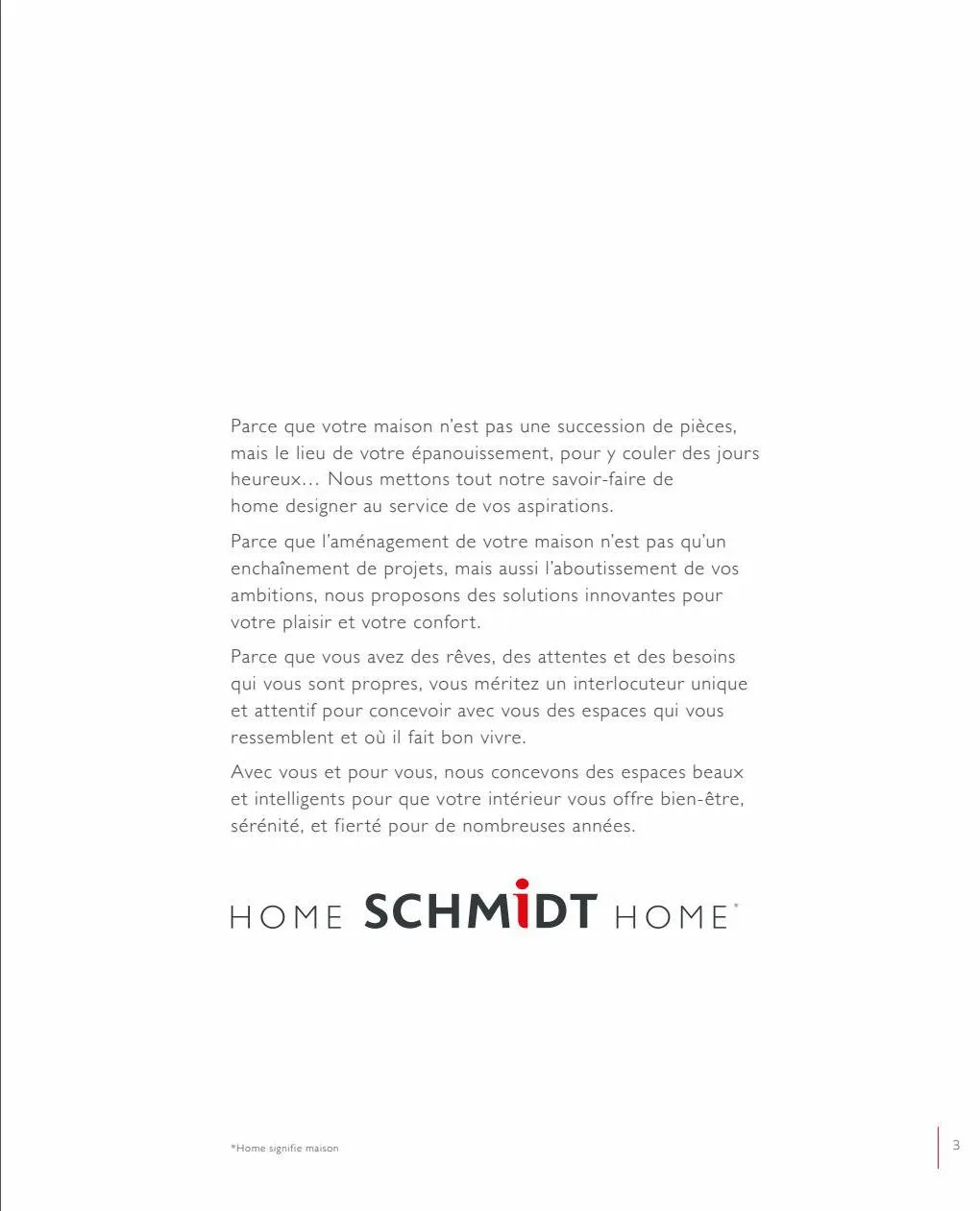 Catalogue HOME SCHMIDT HOME, page 00003