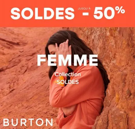 Soldes -50% Femme