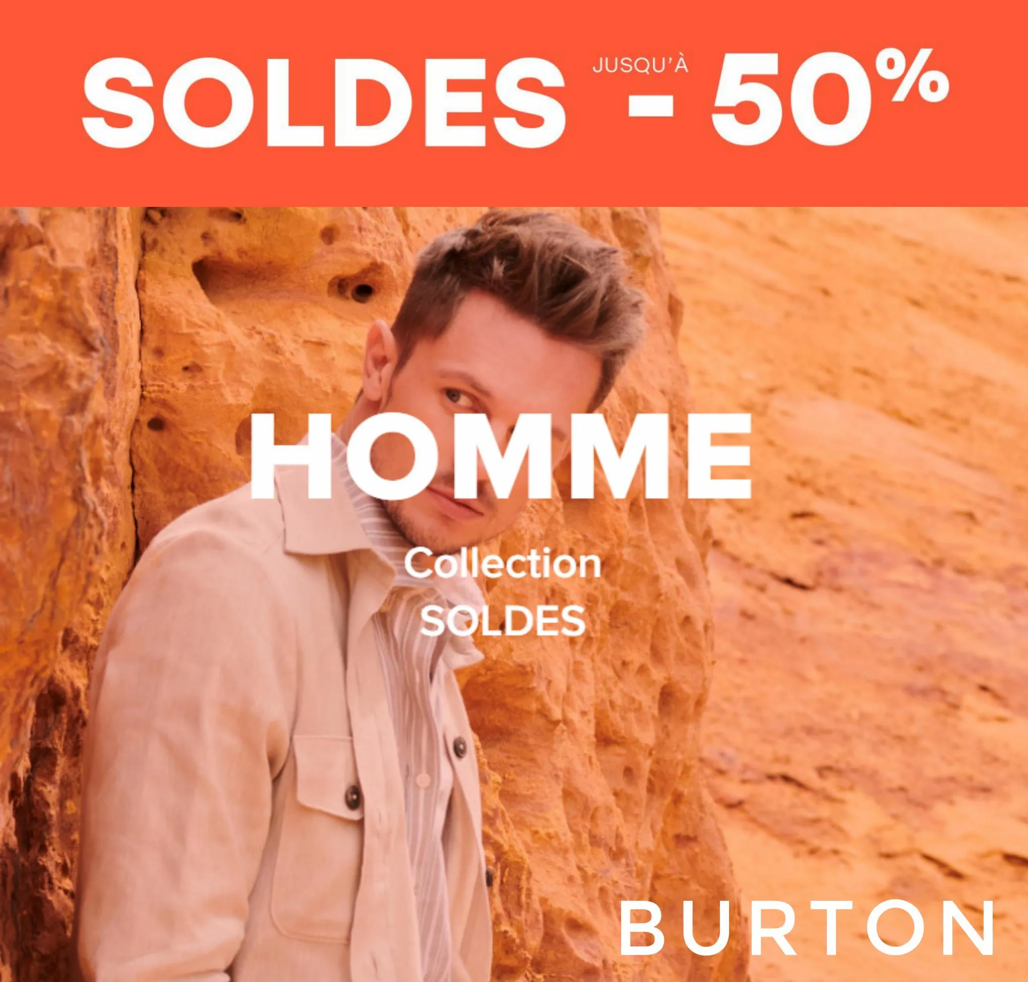 Catalogue Soldes -50% Homme, page 00001
