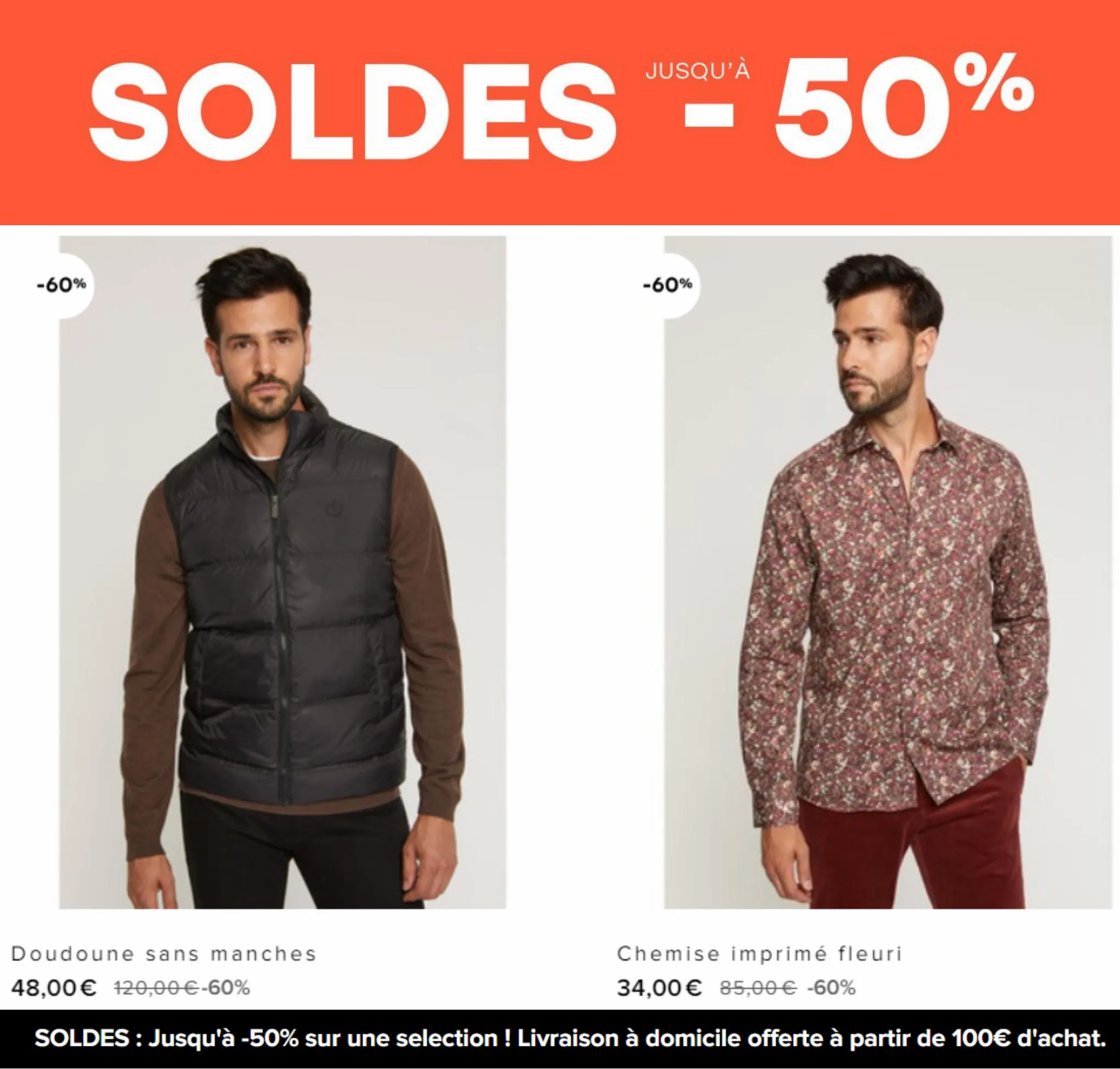Catalogue Soldes -50% Homme, page 00004