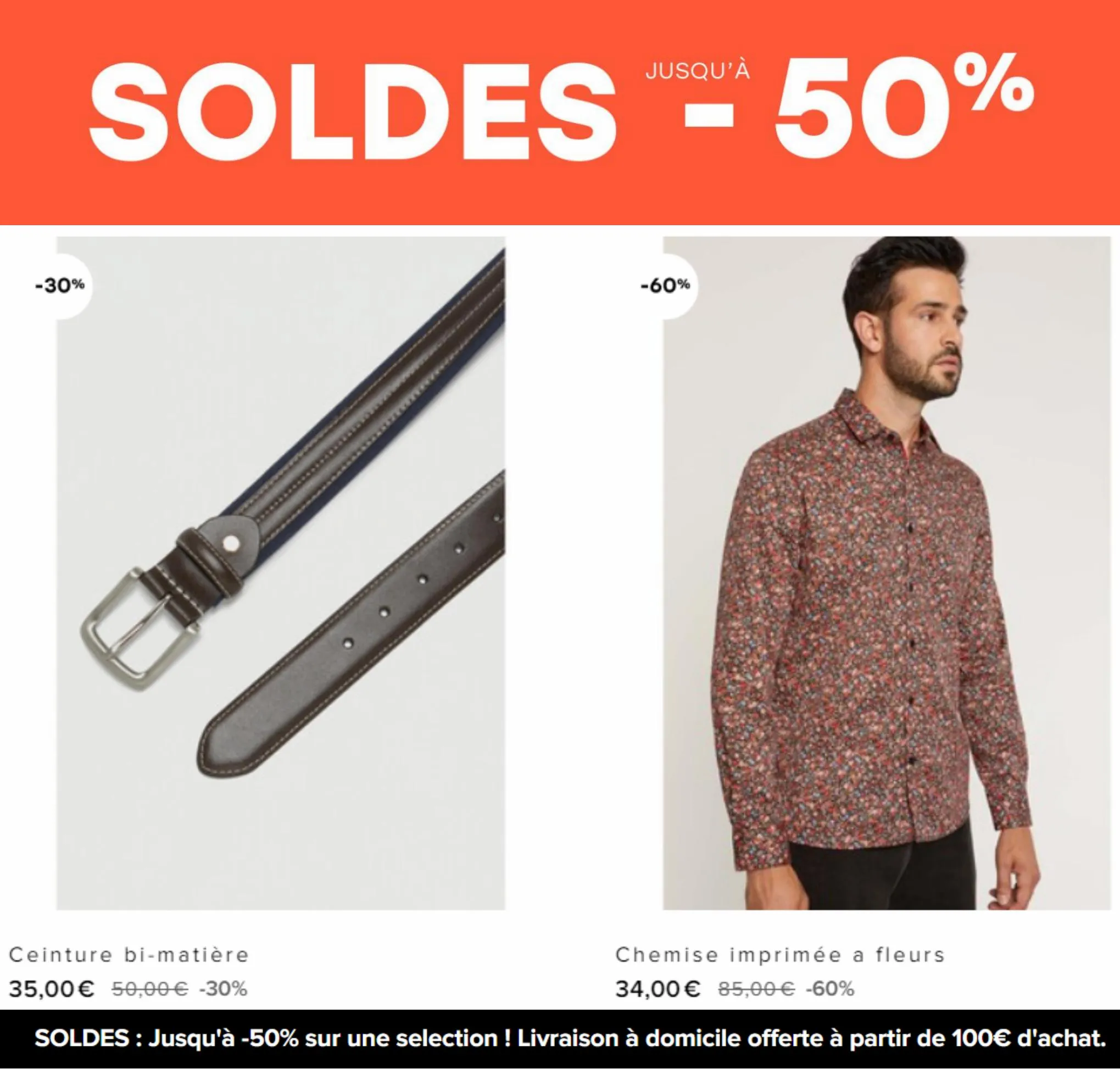 Catalogue Soldes -50% Homme, page 00007