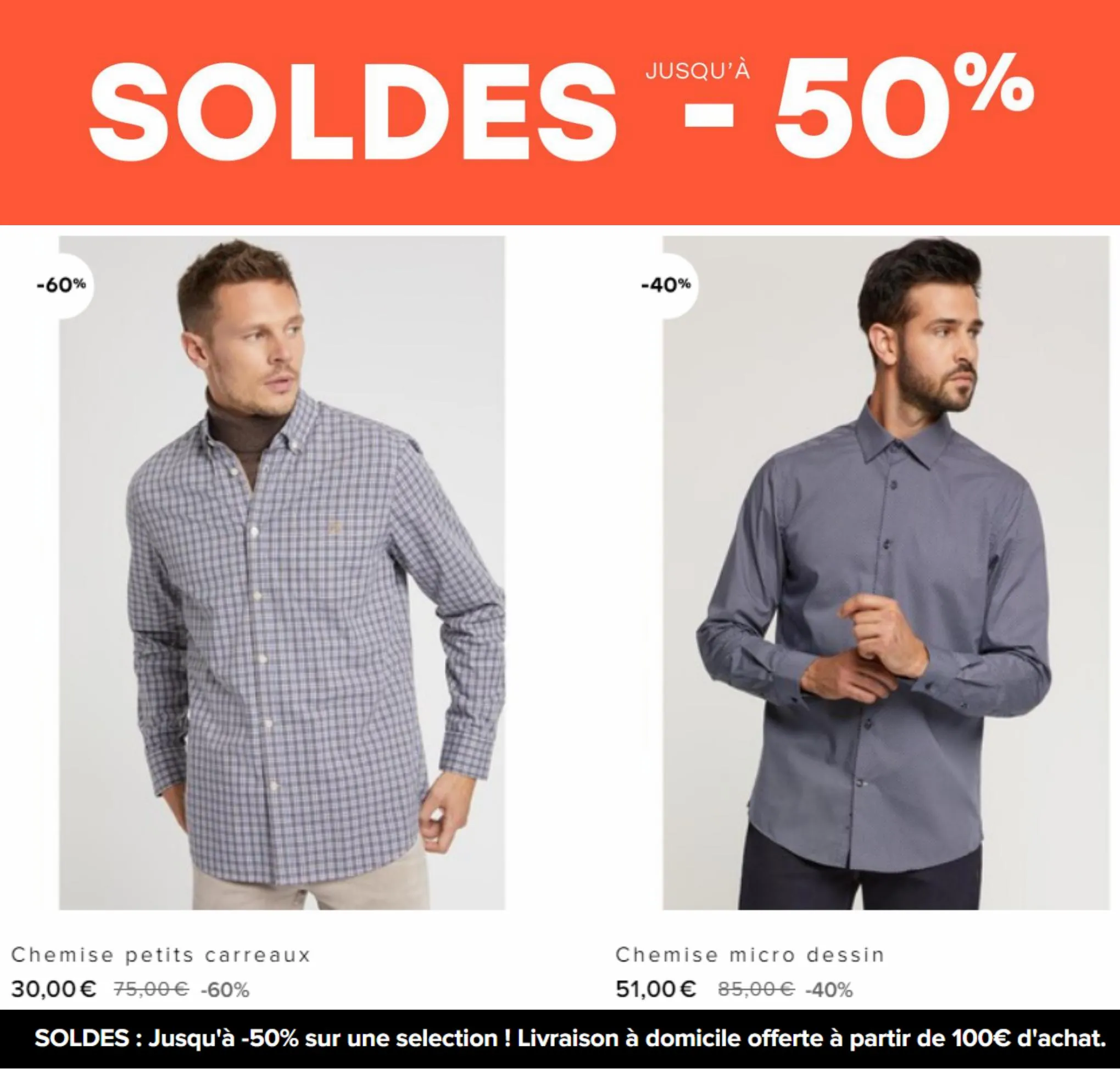Catalogue Soldes -50% Homme, page 00010