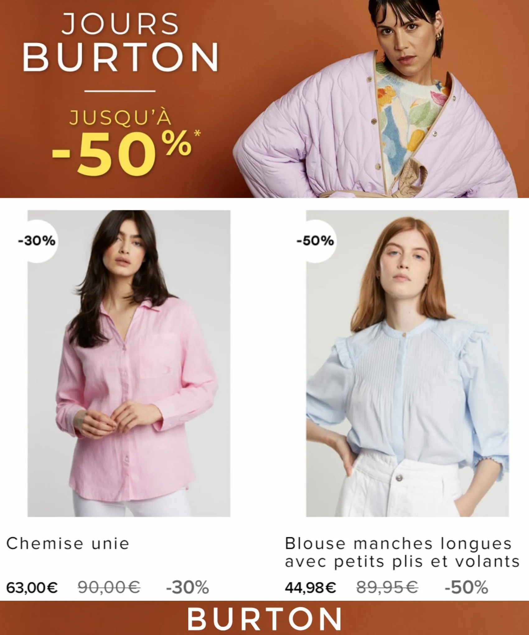 Catalogue Jours Burton Jusqu'à -50%*, page 00006