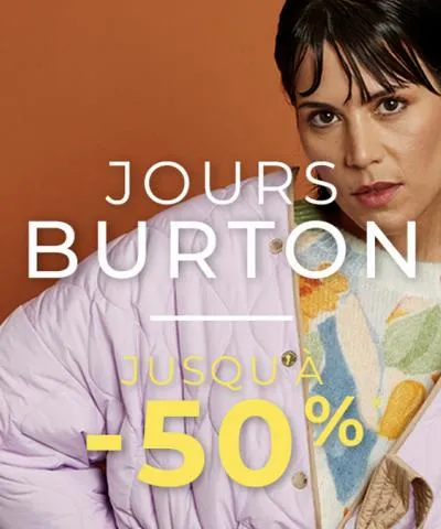 Jours Burton Jusqu'à -50%*