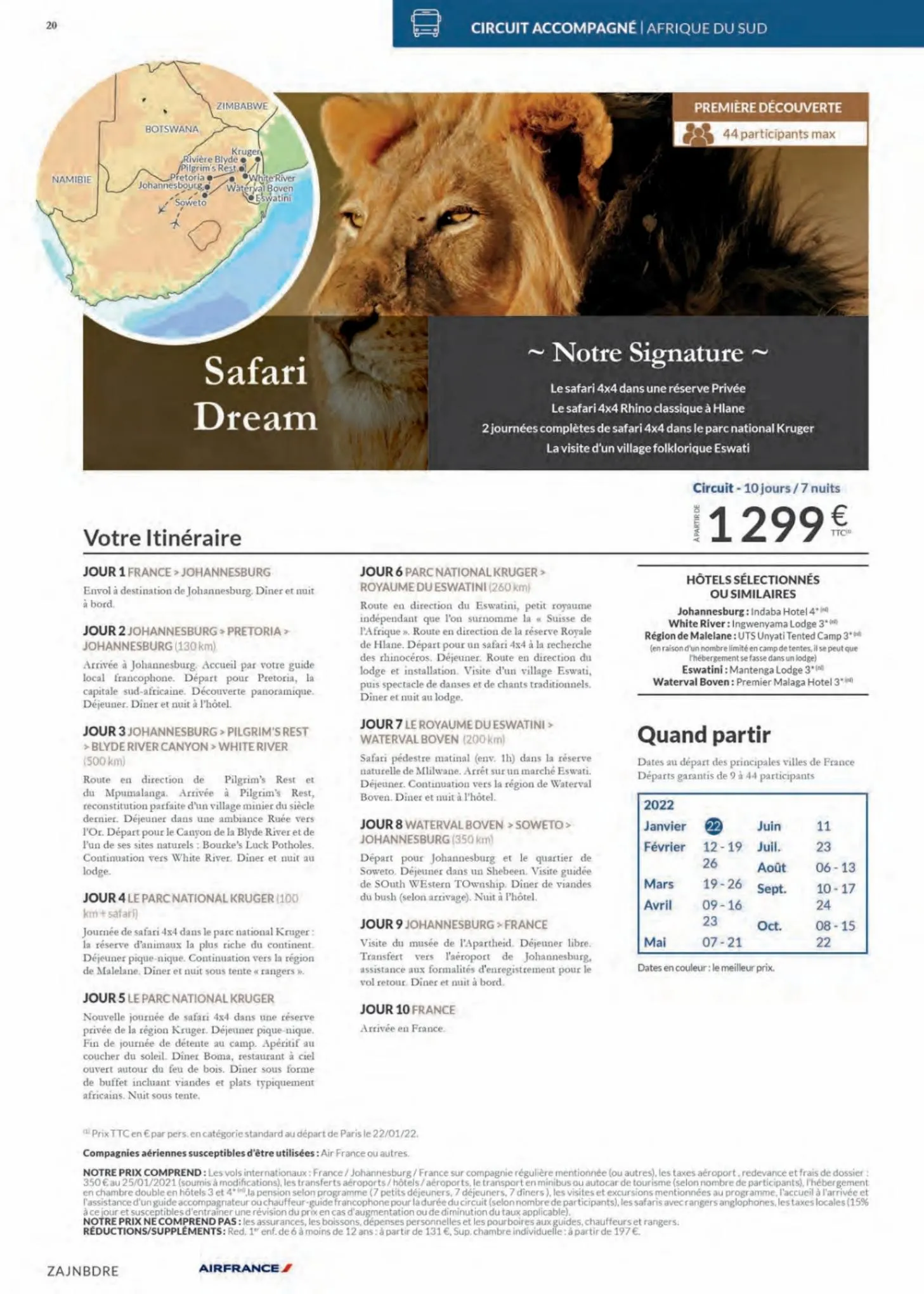 Catalogue Havas VoyagesAfrique 2022, page 00020