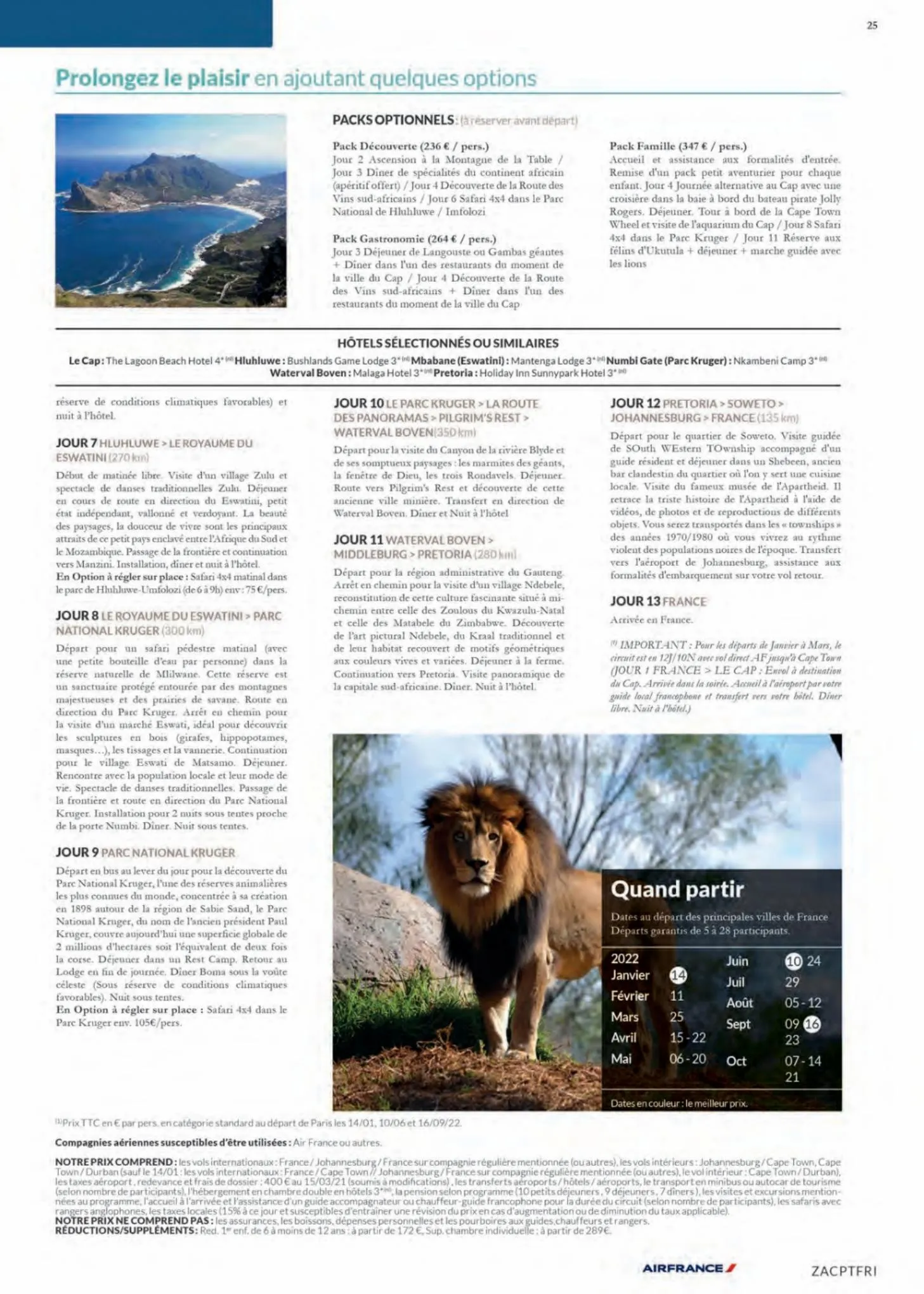 Catalogue Havas VoyagesAfrique 2022, page 00025