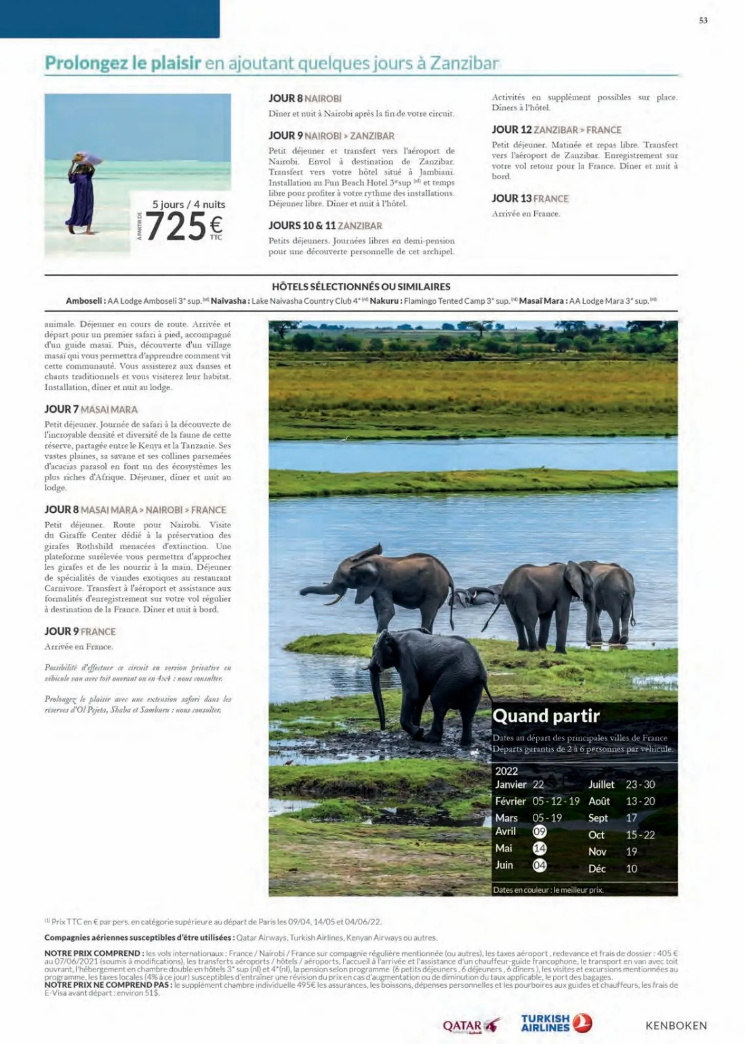 Catalogue Havas VoyagesAfrique 2022, page 00053