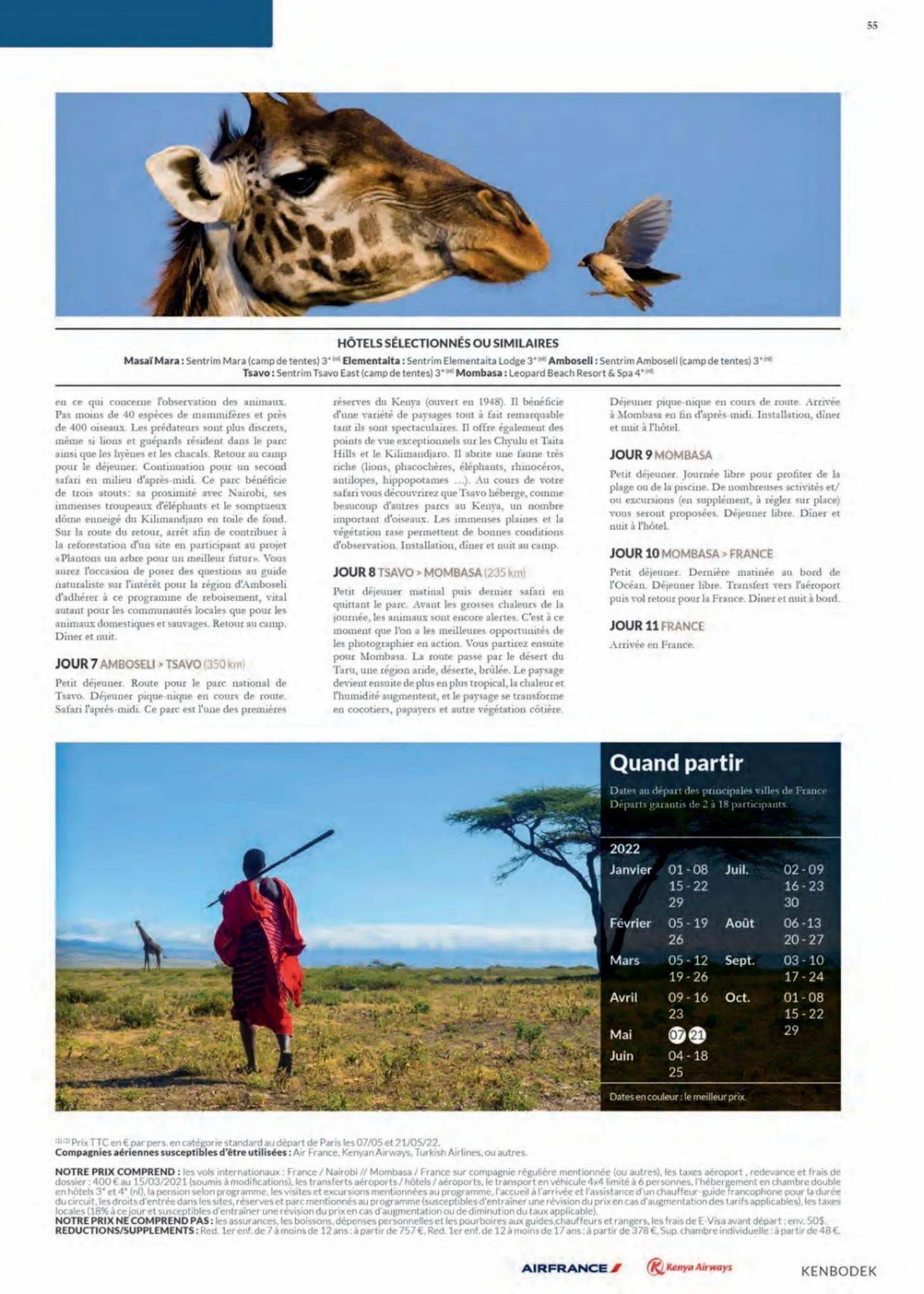 Catalogue Havas VoyagesAfrique 2022, page 00055