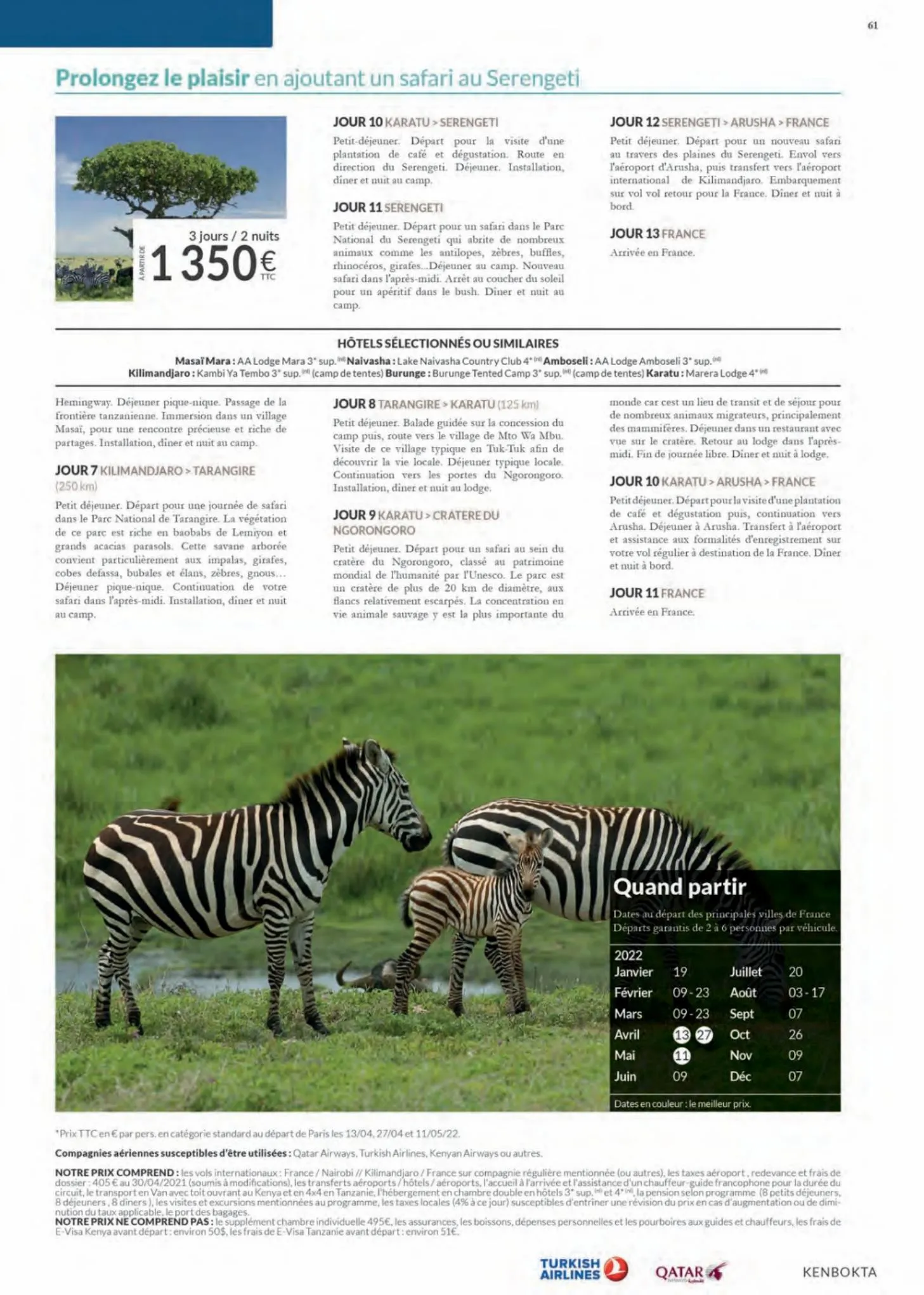 Catalogue Havas VoyagesAfrique 2022, page 00061