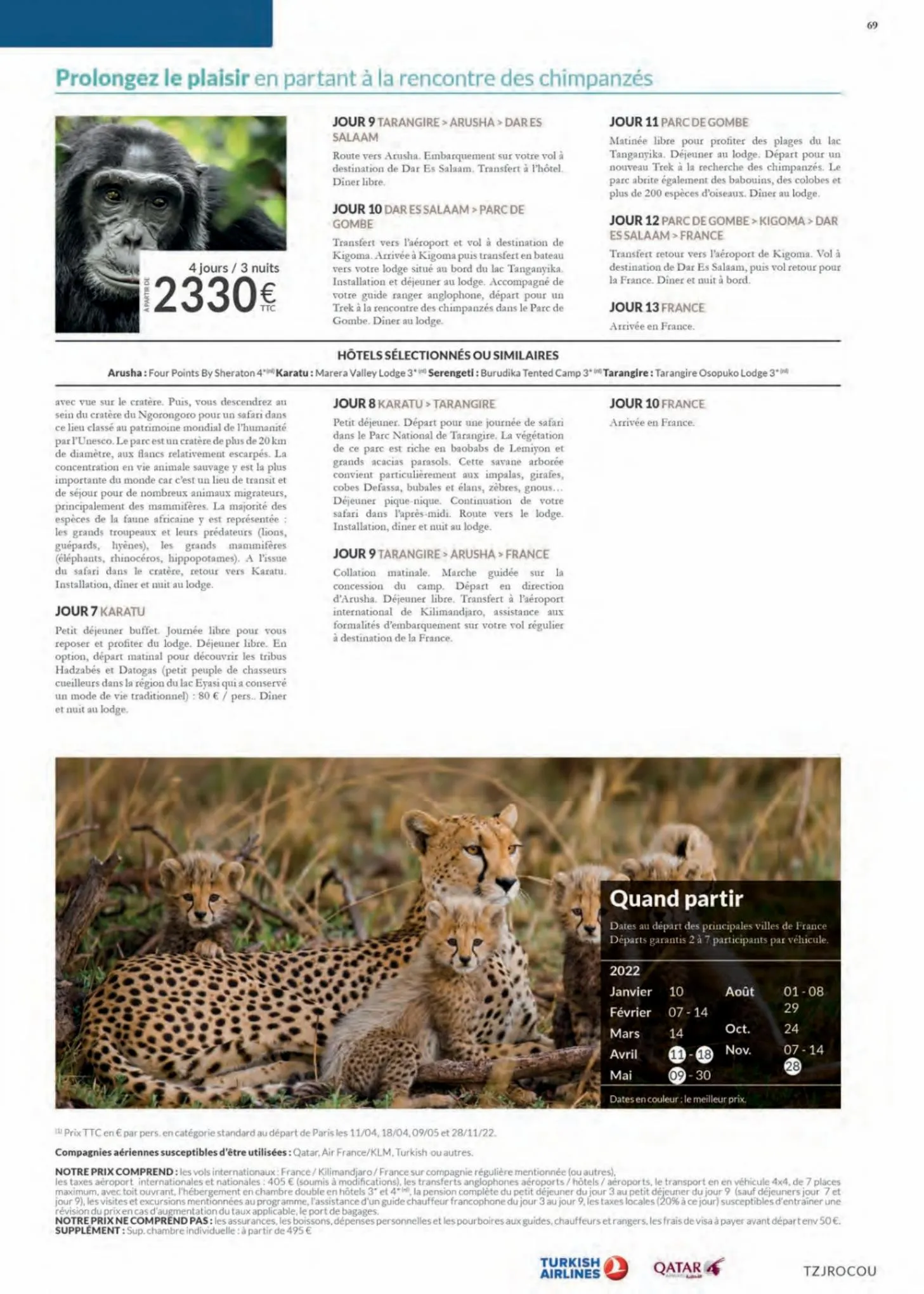 Catalogue Havas VoyagesAfrique 2022, page 00069