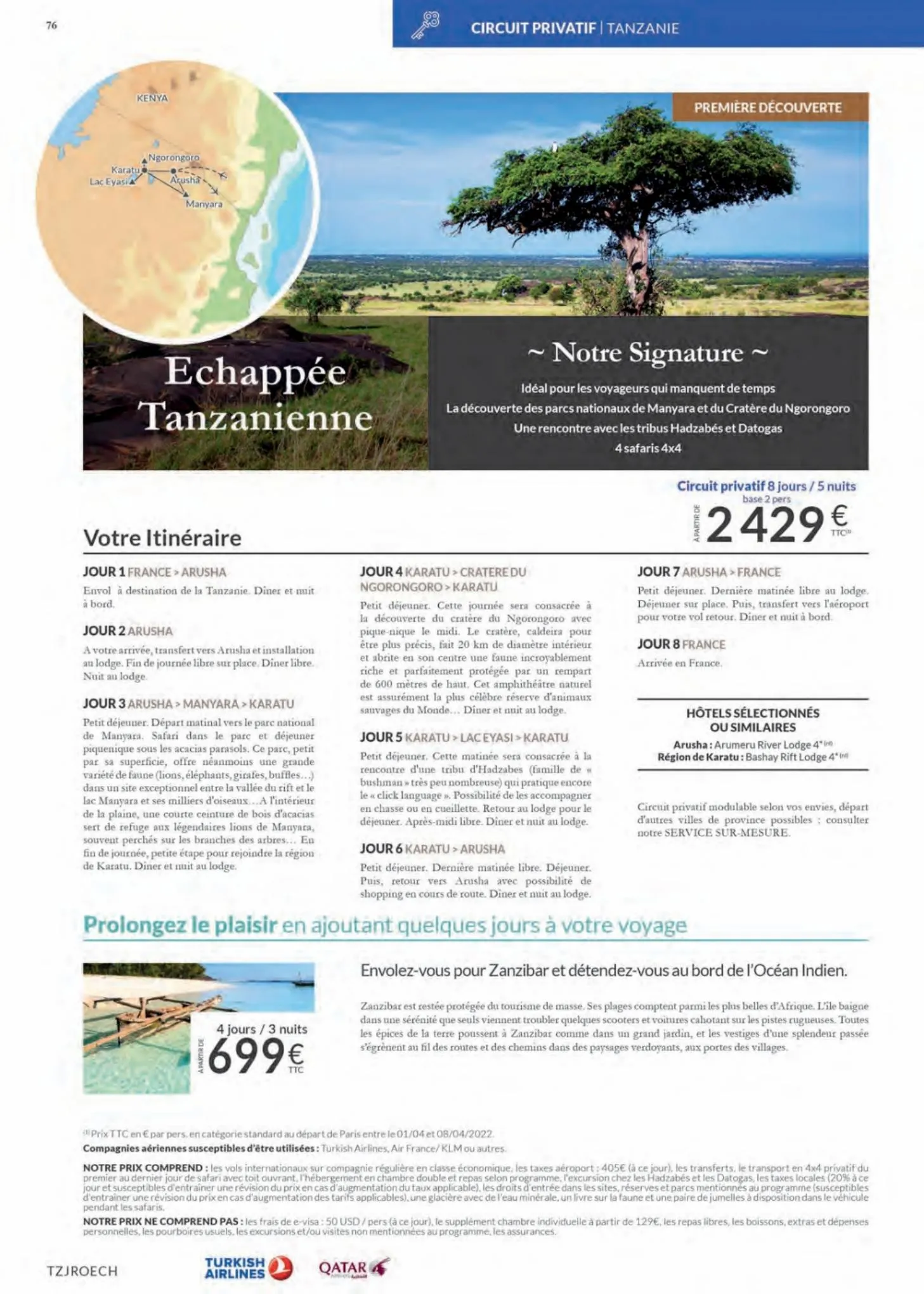 Catalogue Havas VoyagesAfrique 2022, page 00076