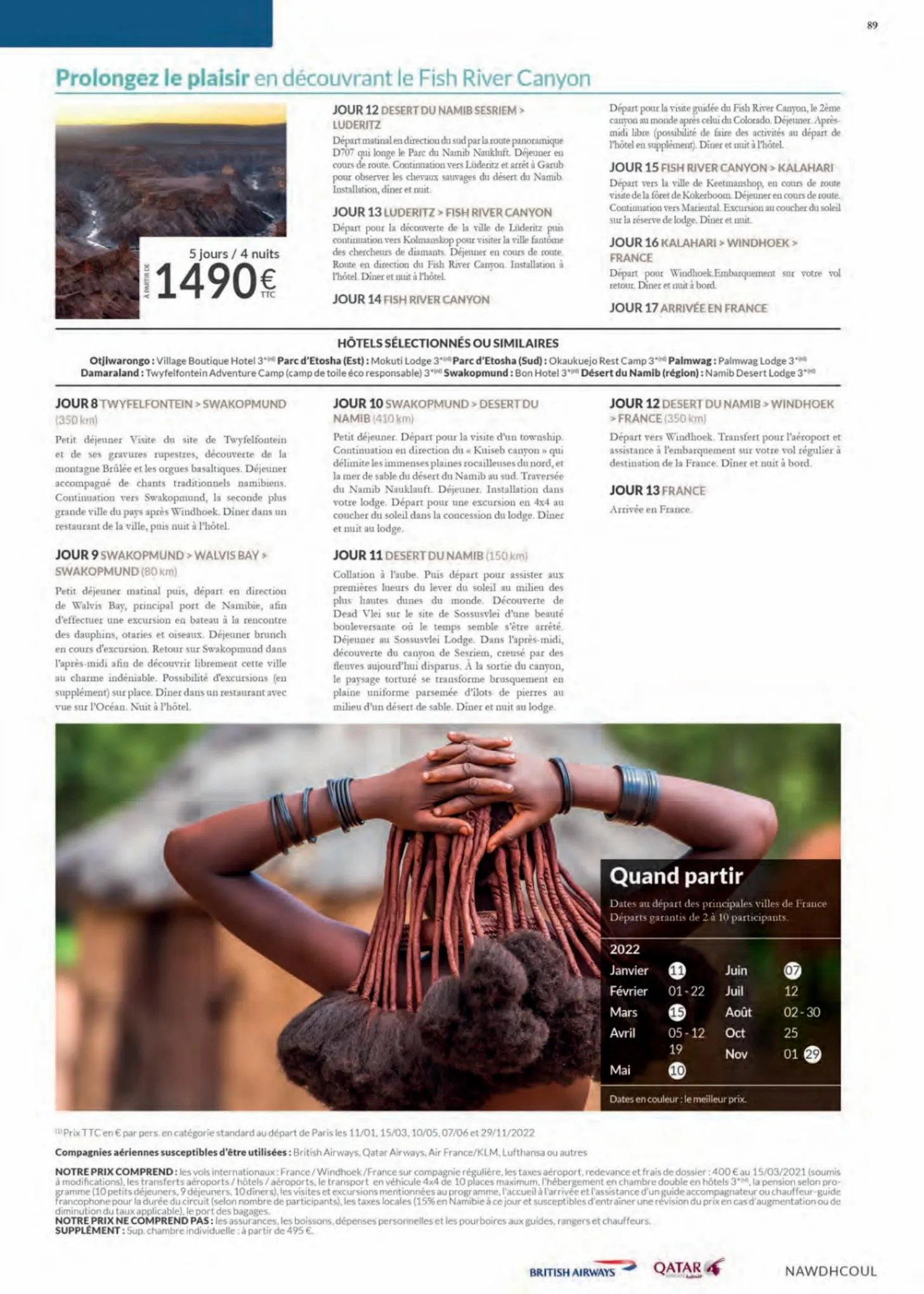 Catalogue Havas VoyagesAfrique 2022, page 00089