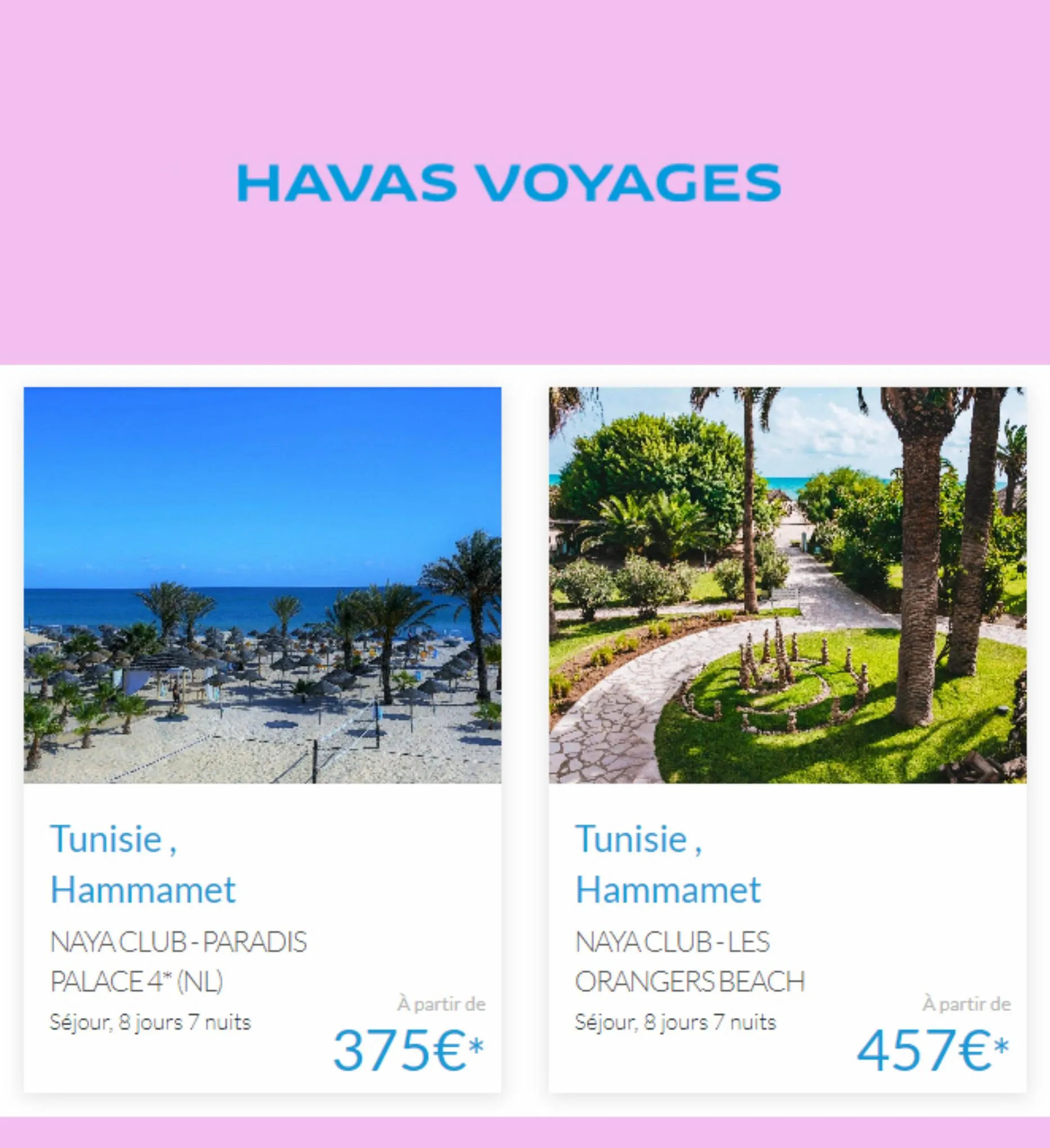 Catalogue Offres Speciales Havas Voyages!, page 00002