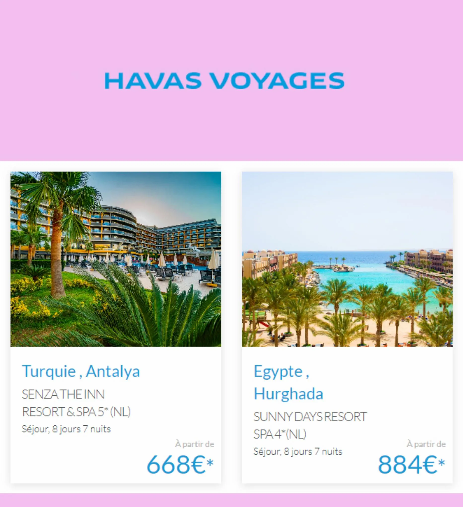 Catalogue Offres Speciales Havas Voyages!, page 00005