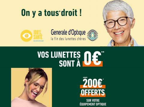 Promos de Santé et Opticiens à Toulouse | Black Friday promos sur Générale Optique | 17/11/2022 - 29/11/2022