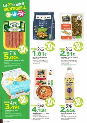 Catalogue NaturéO | Le 2e produit identique à -30% -40% -50% | 23/05/2023 - 25/06/2023