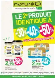 Promos de Magasins Bio à Paris | Le 2e produit identique à -30% -40% -50% sur NaturéO | 23/05/2023 - 25/06/2023