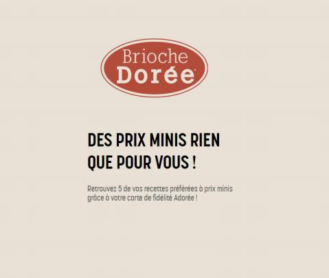 Promos de Restaurants à Paris | Offres sur Brioche Dorée | 07/10/2022 - 31/10/2022
