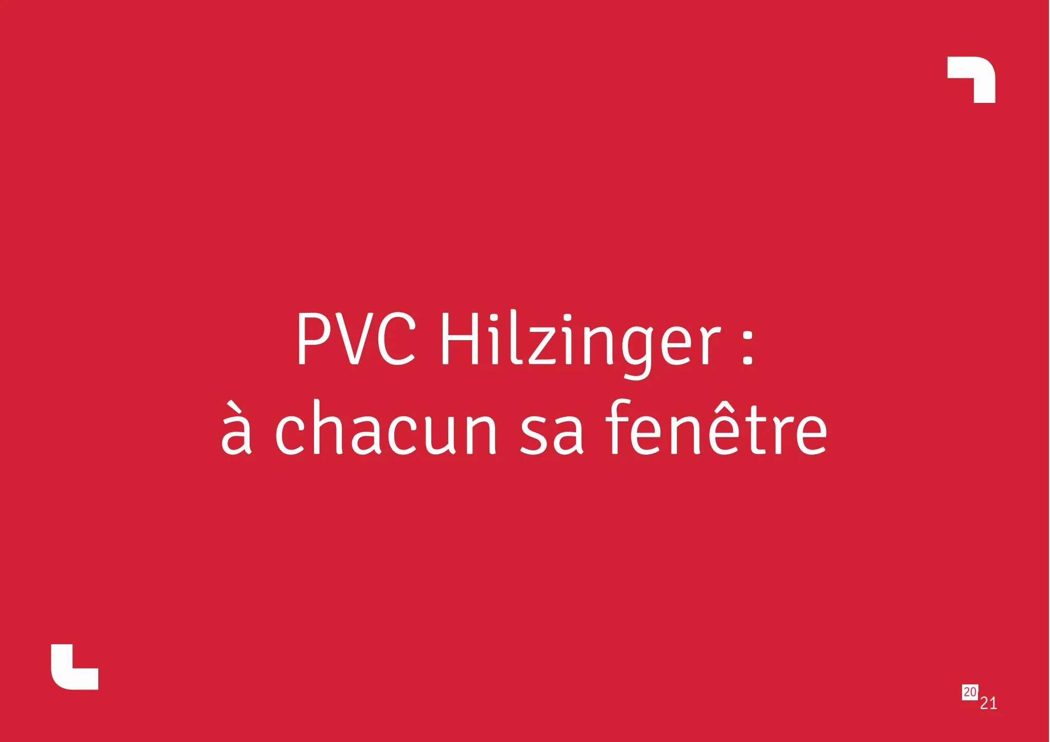 Catalogue Fenetre PVZ Hilzinger, page 00021