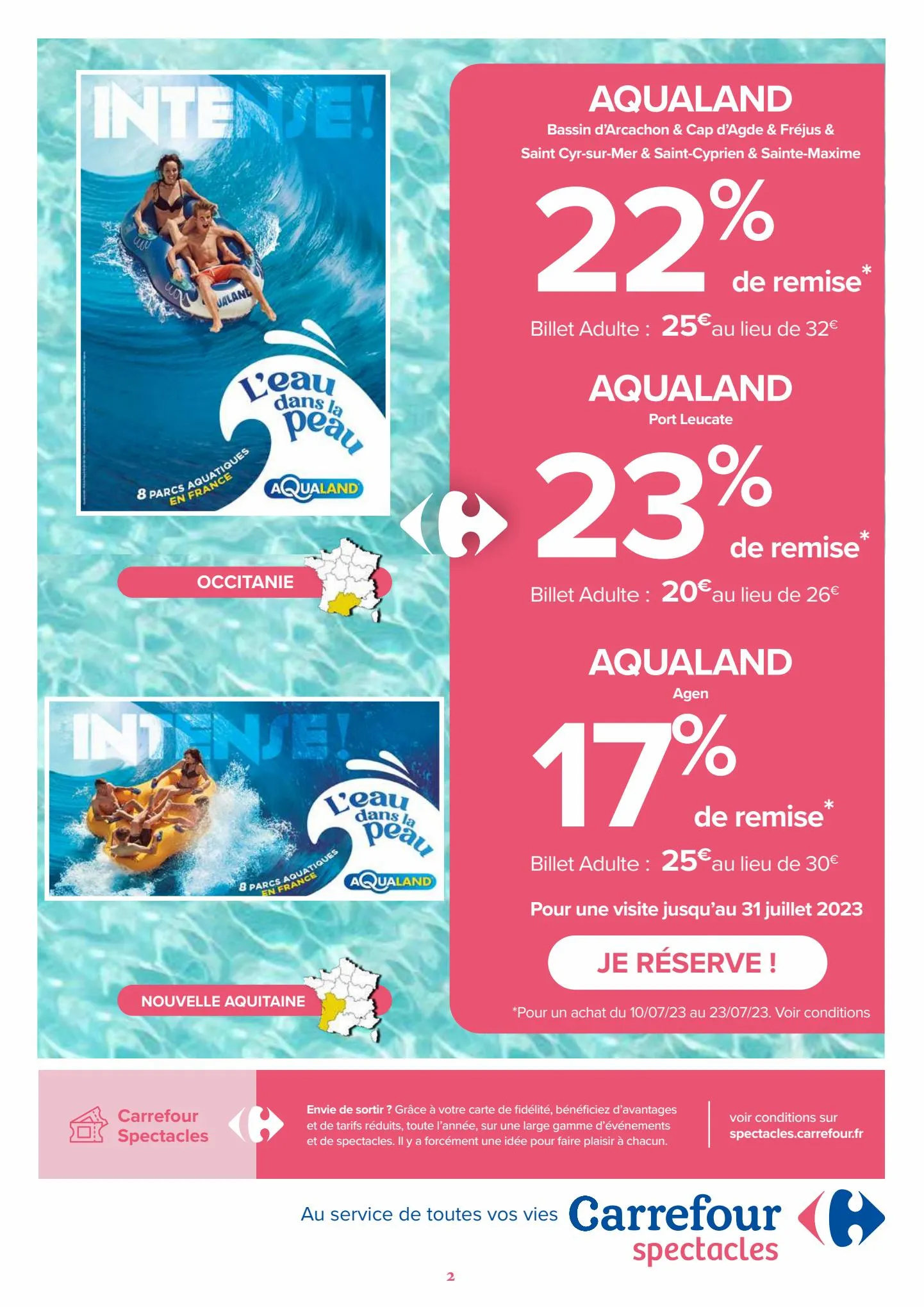 Catalogue JUSQU'À -30%* SUR VOS PARCS AQUATIQUES PRÉFÉRÉS, page 00002