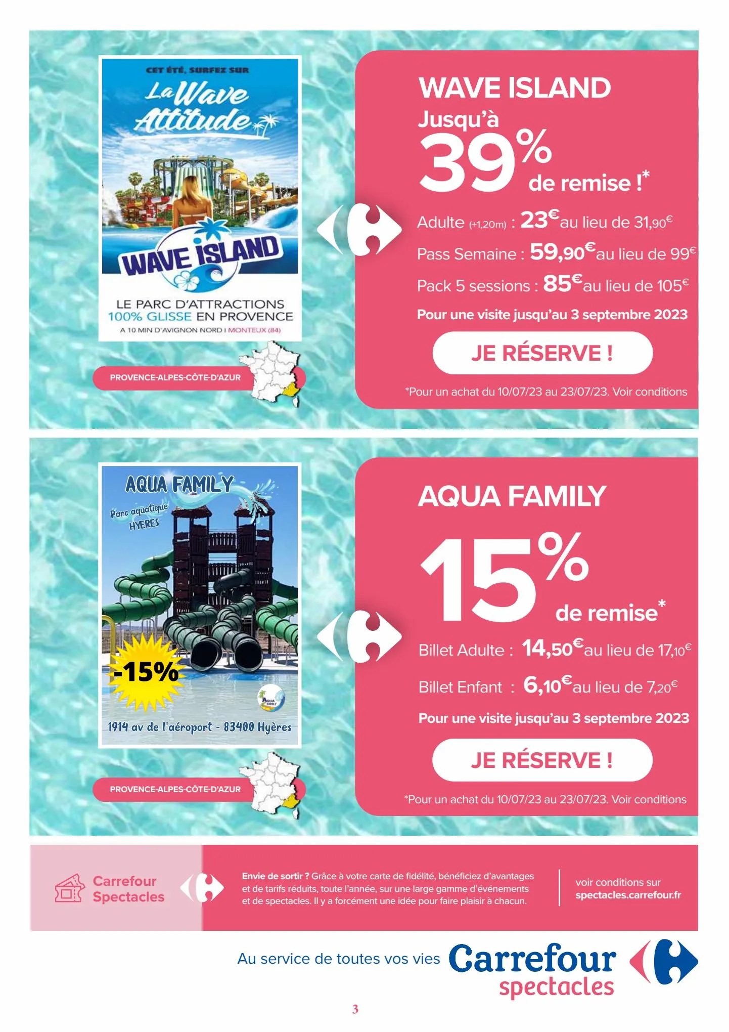 Catalogue JUSQU'À -30%* SUR VOS PARCS AQUATIQUES PRÉFÉRÉS, page 00003