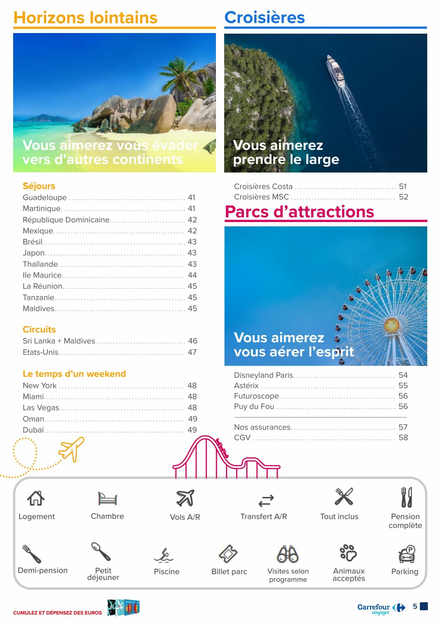 Catalogue Catalogue Carrefour Voyages, page 00005