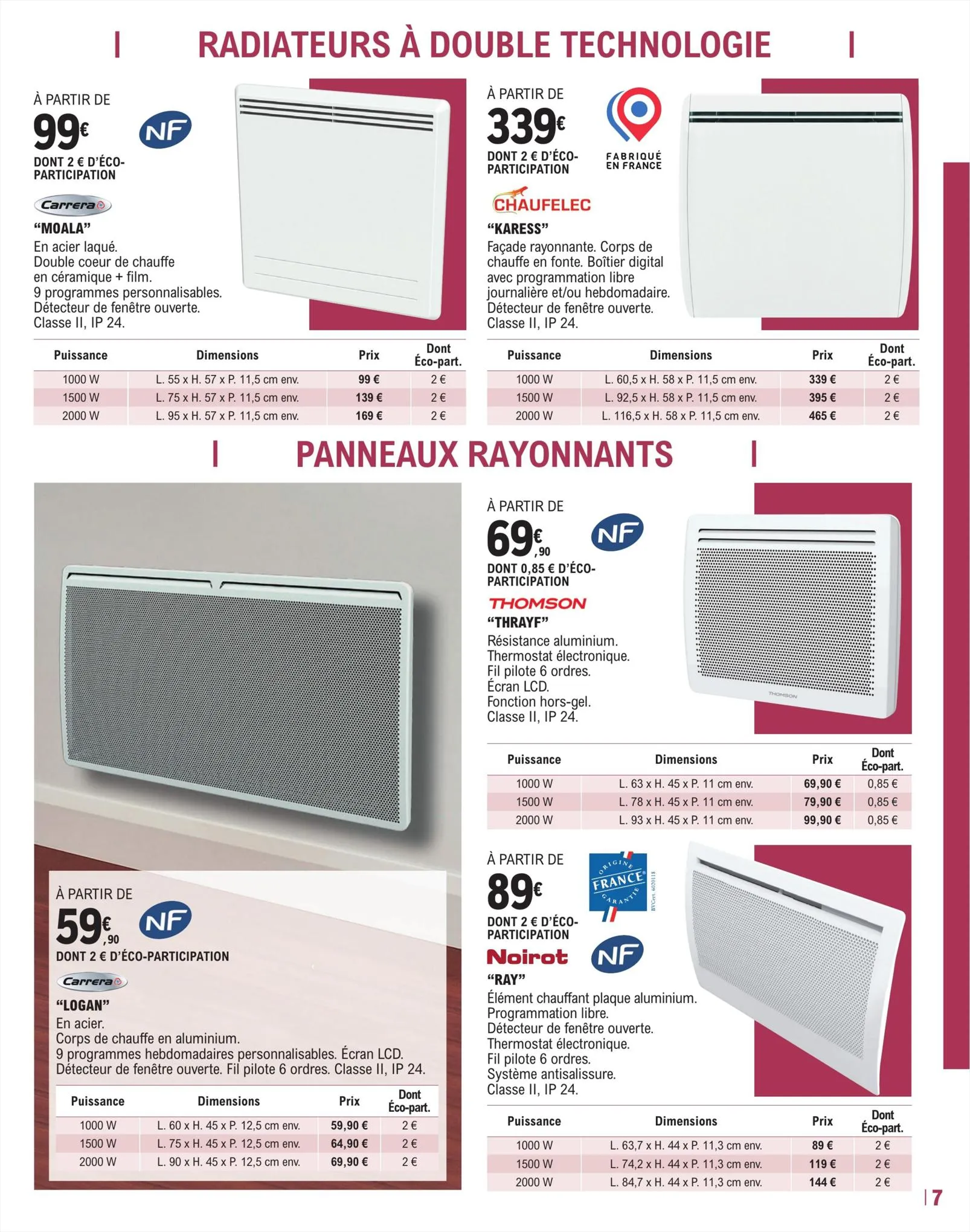 Catalogue Guide Chauffage, page 00007