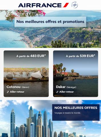 Promos de Voyages à Toulouse | Offres spéciales! sur Air France | 07/10/2022 - 21/10/2022