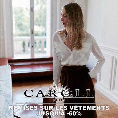 Catalogue Caroll | Remises sur les vêtements jusqu'à -60% | 21/09/2022 - 05/10/2022