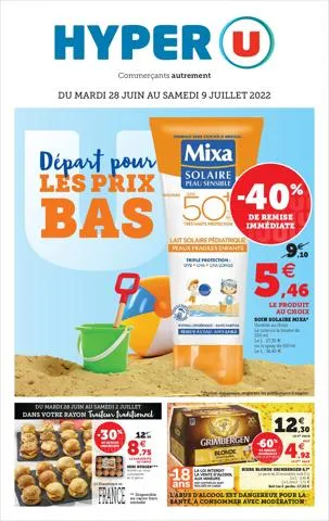 DÉPART POUR LES PRIX BAS