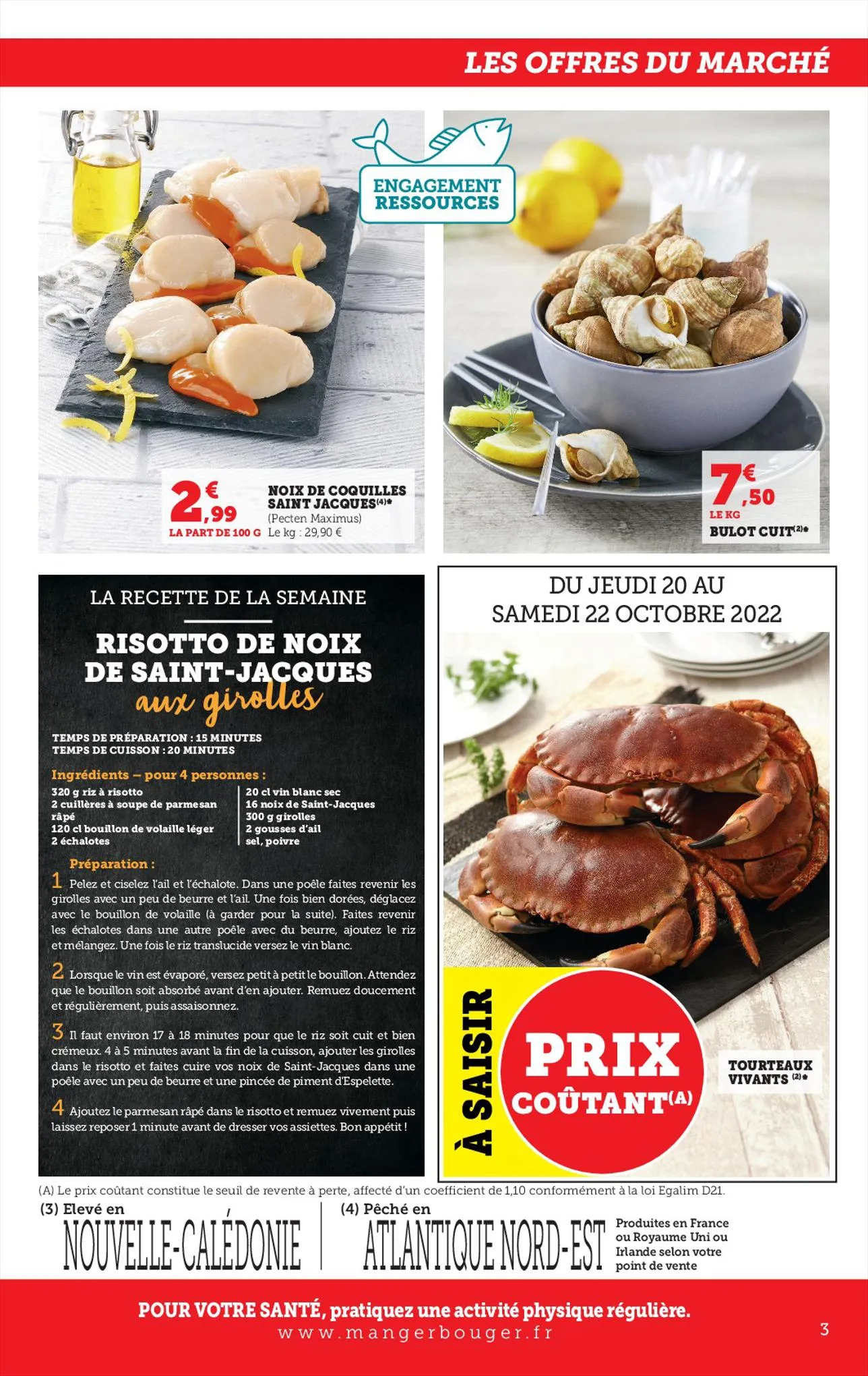 Catalogue SAVEURS DE LA MER À PRIX BAS, page 00003