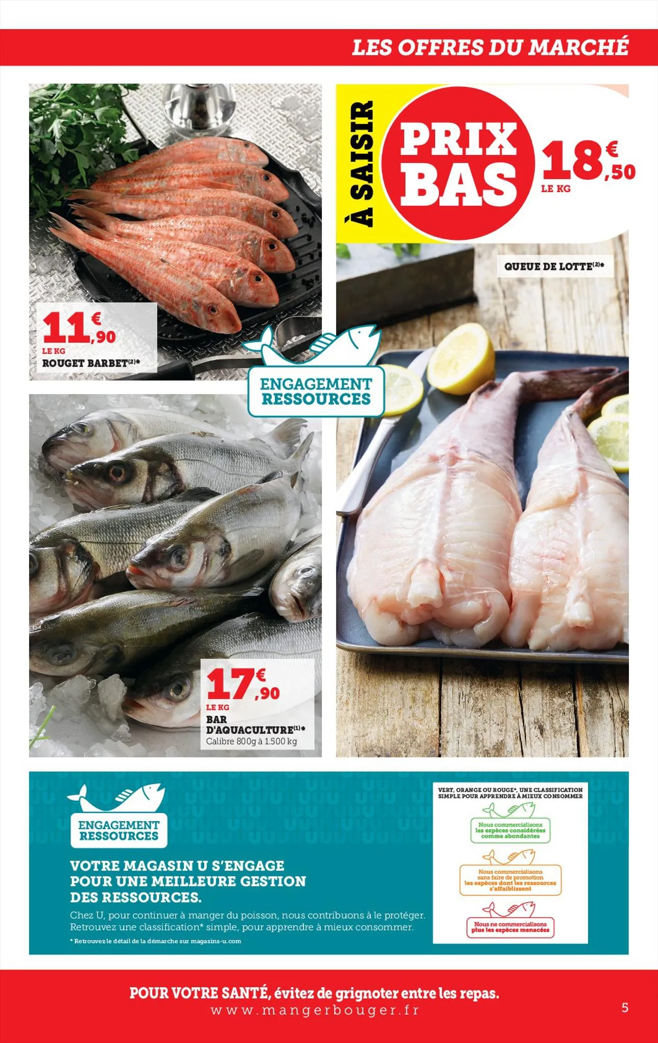 Catalogue SAVEURS DE LA MER À PRIX BAS, page 00005