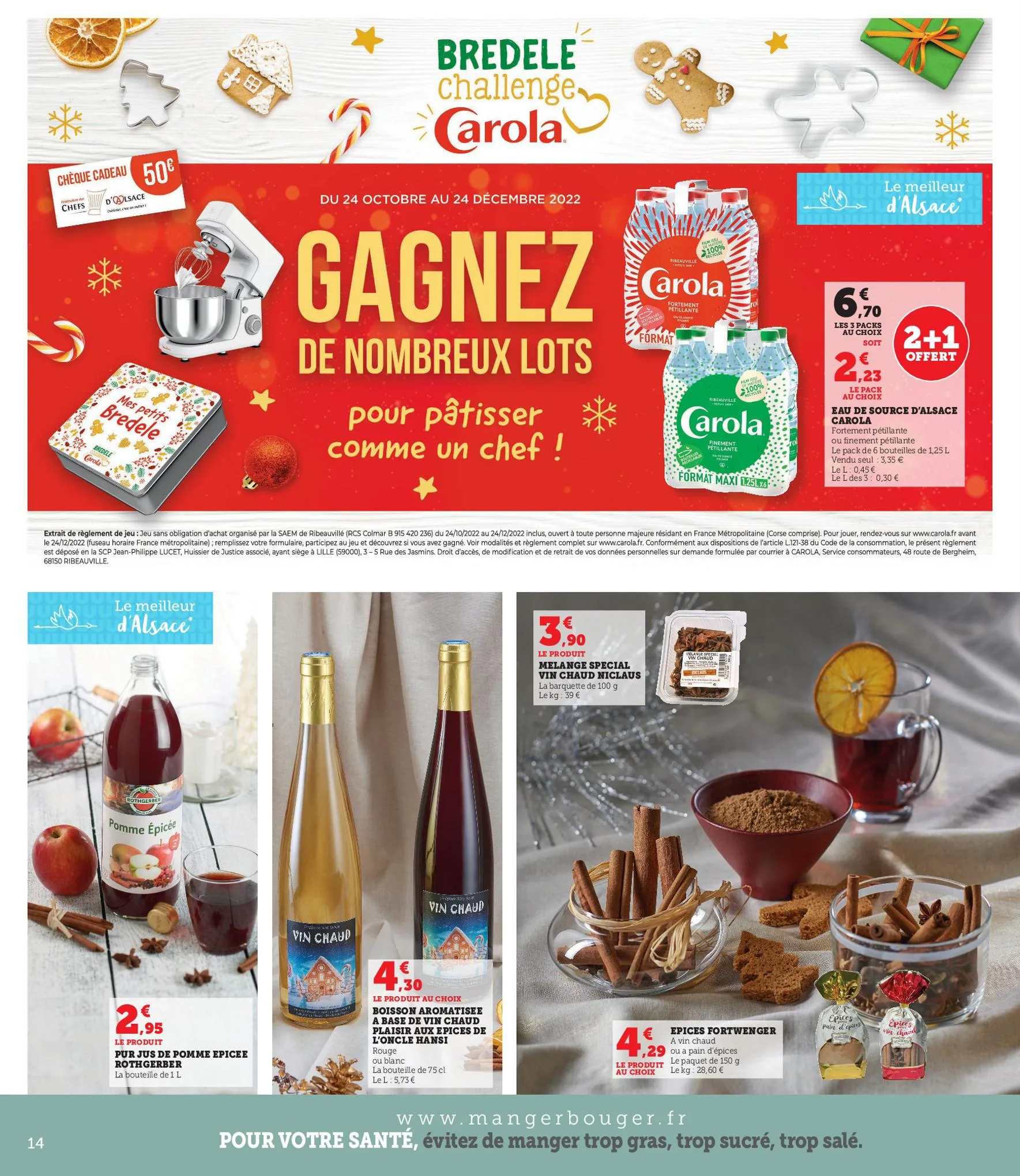 Catalogue SPÉCIAL BRÉDELE PETITS GÂTEAUX DE NOËL, page 00014