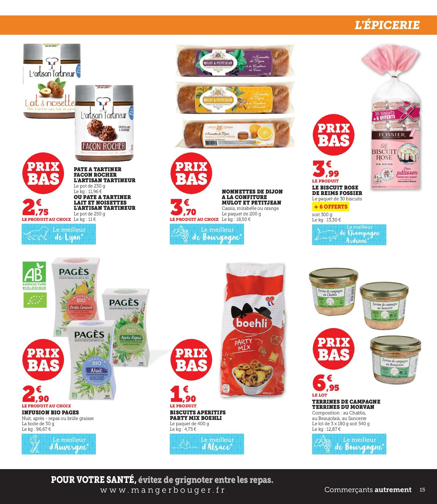 Catalogue SOUTIEN AUX PRODUCTEURS À PRIX BAS !, page 00015