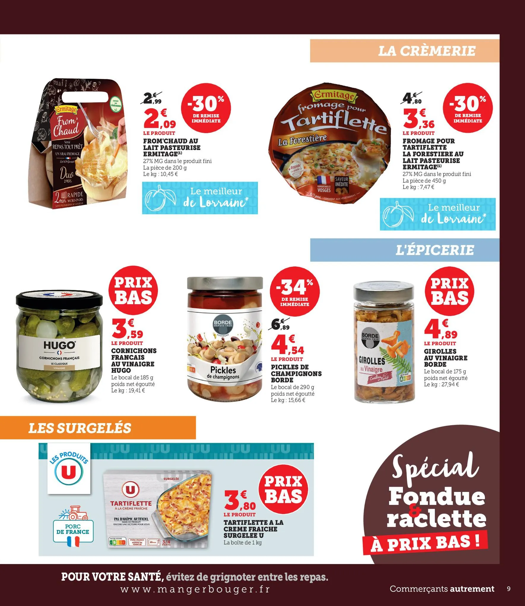 Catalogue SPÉCIAL FONDUE & RACLETTE À PRIX BAS !, page 00009