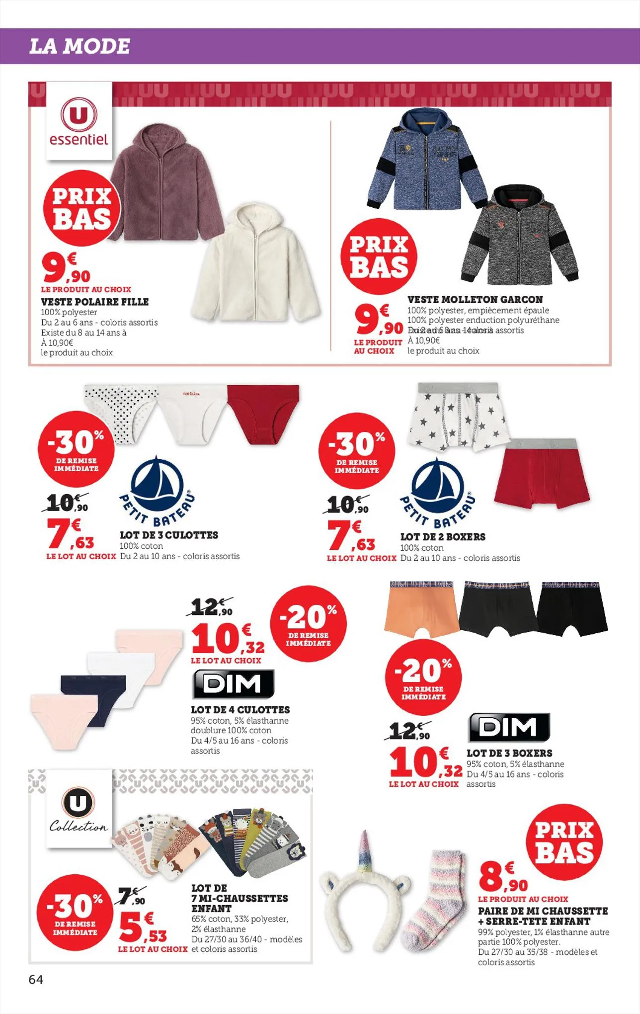 Catalogue LA MAGIE VOUS ATTEND CHEZ U !, page 00064