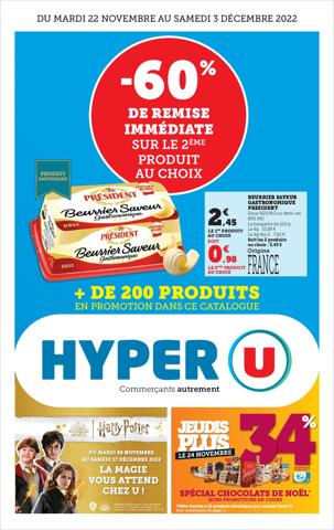 Catalogue Hyper U | LES ÉCONOMIES GAGNANTES | 22/11/2022 - 03/12/2022