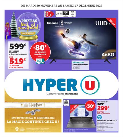 Catalogue Hyper U à Rennes | Catalogue Hyper U | 29/11/2022 - 17/12/2022
