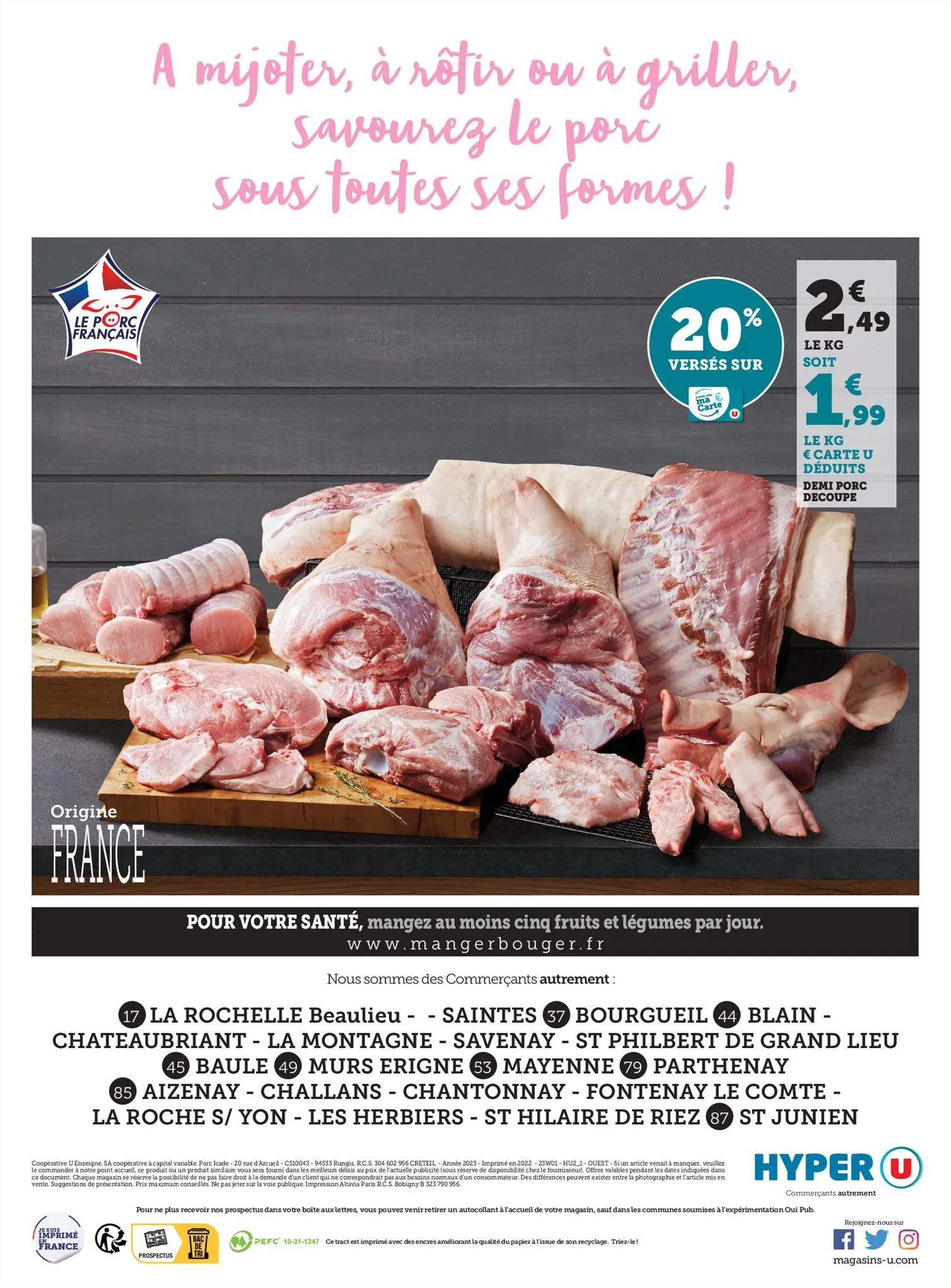 Catalogue FOIRE AU PORC À PRIX BAS, page 00004