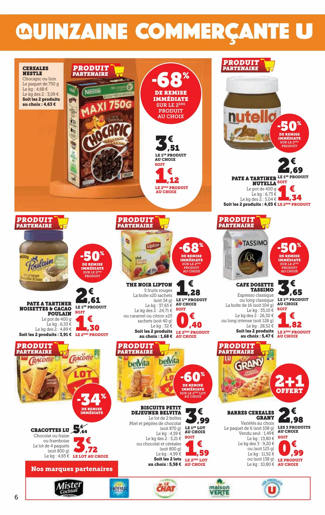 Catalogue 60% de remise immédiate sur le 2ème produit identique, page 00006