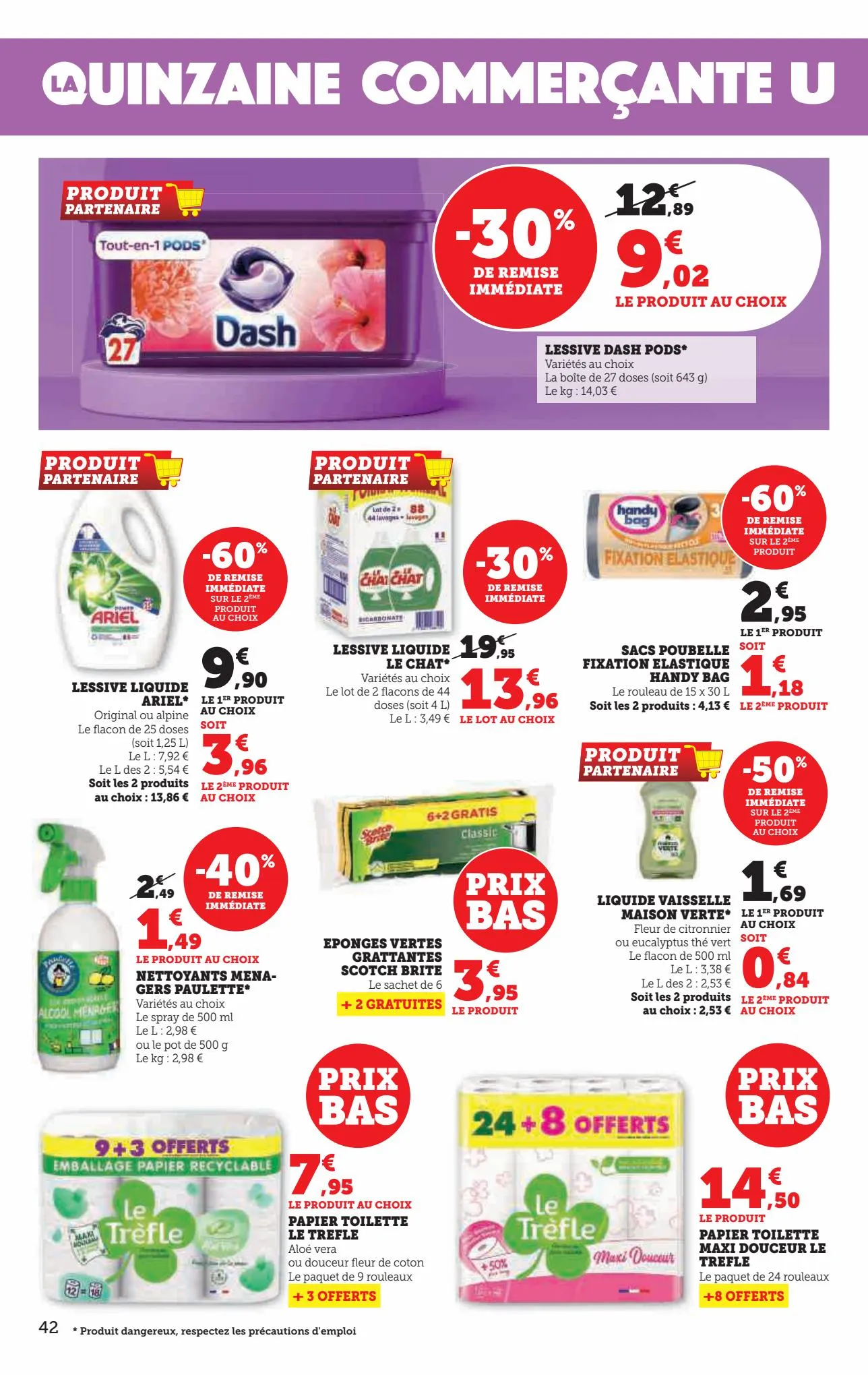 Catalogue 60% de remise immédiate sur le 2ème produit identique, page 00042