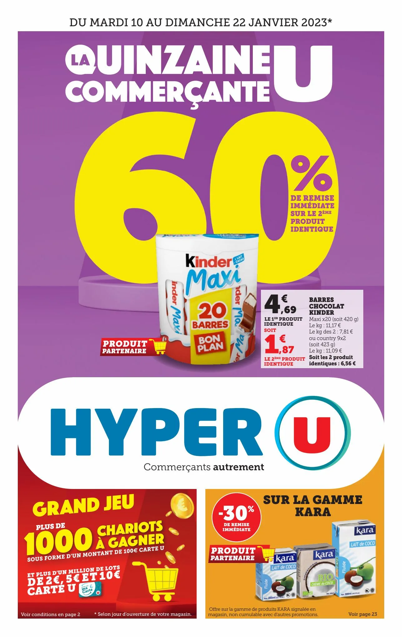 Catalogue 60% de remise immédiate sur le 2ème produit identique, page 00001