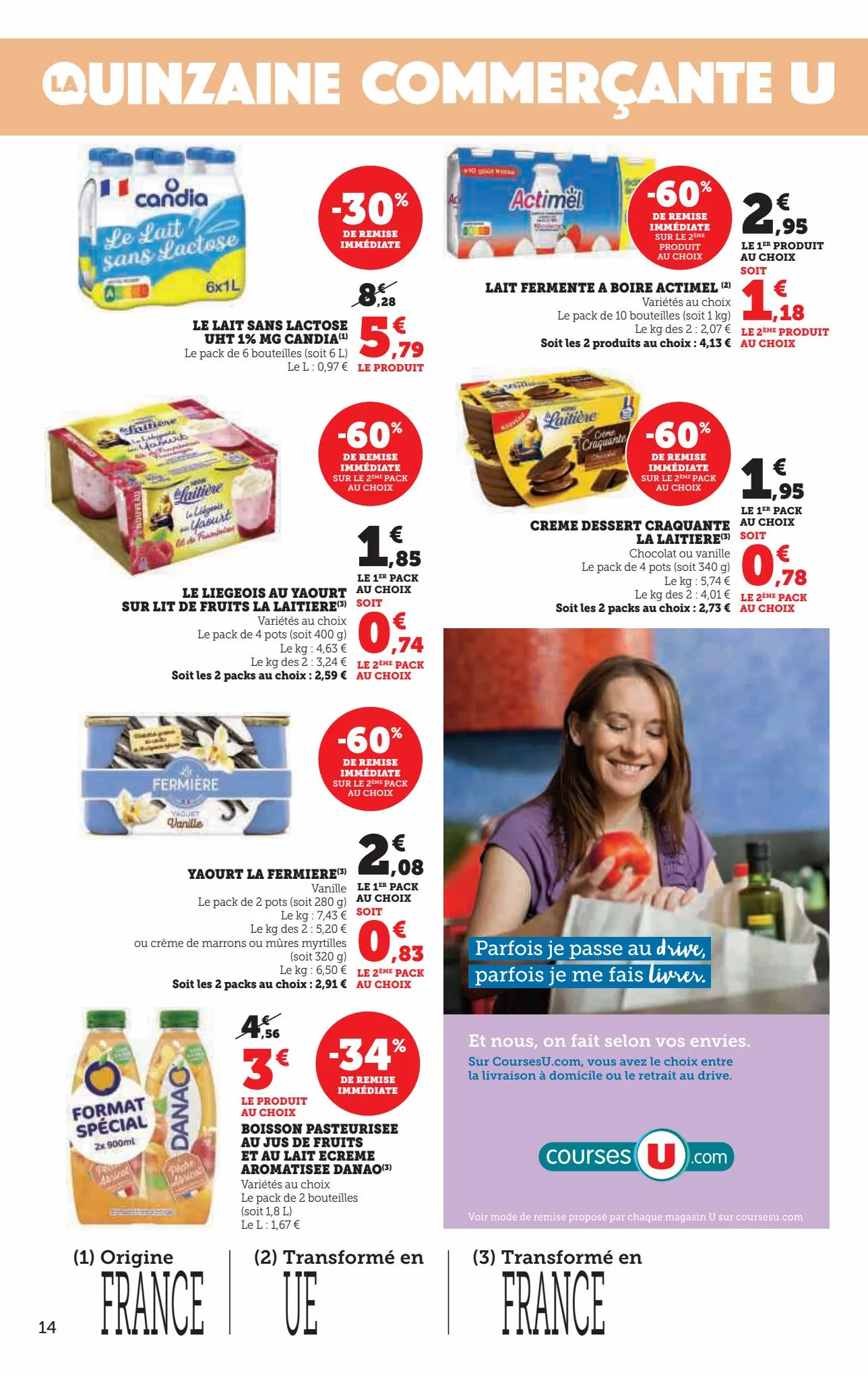 Catalogue 60% de remise immédiate sur le 2ème produit identique, page 00014