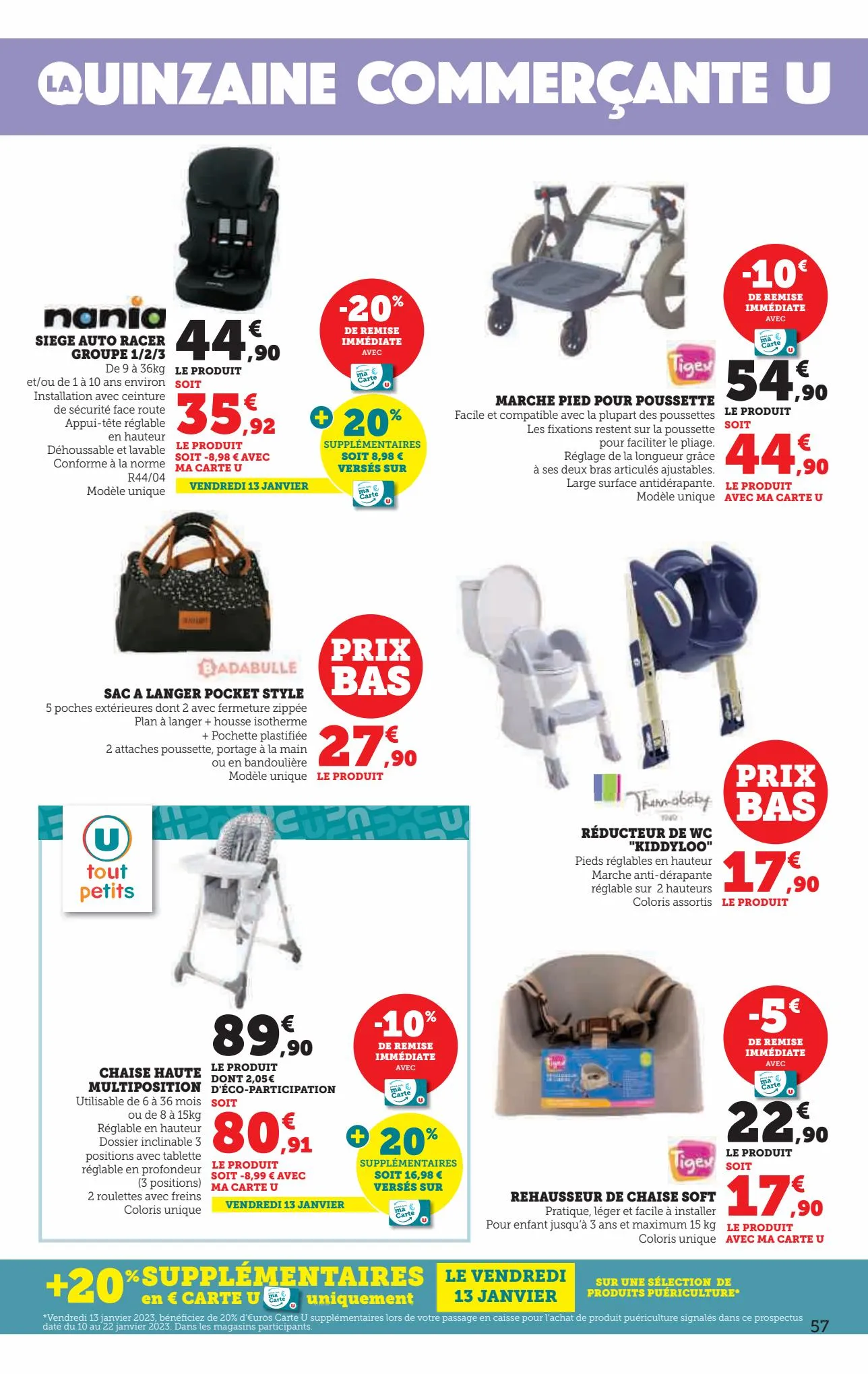 Catalogue 60% de remise immédiate sur le 2ème produit identique, page 00057