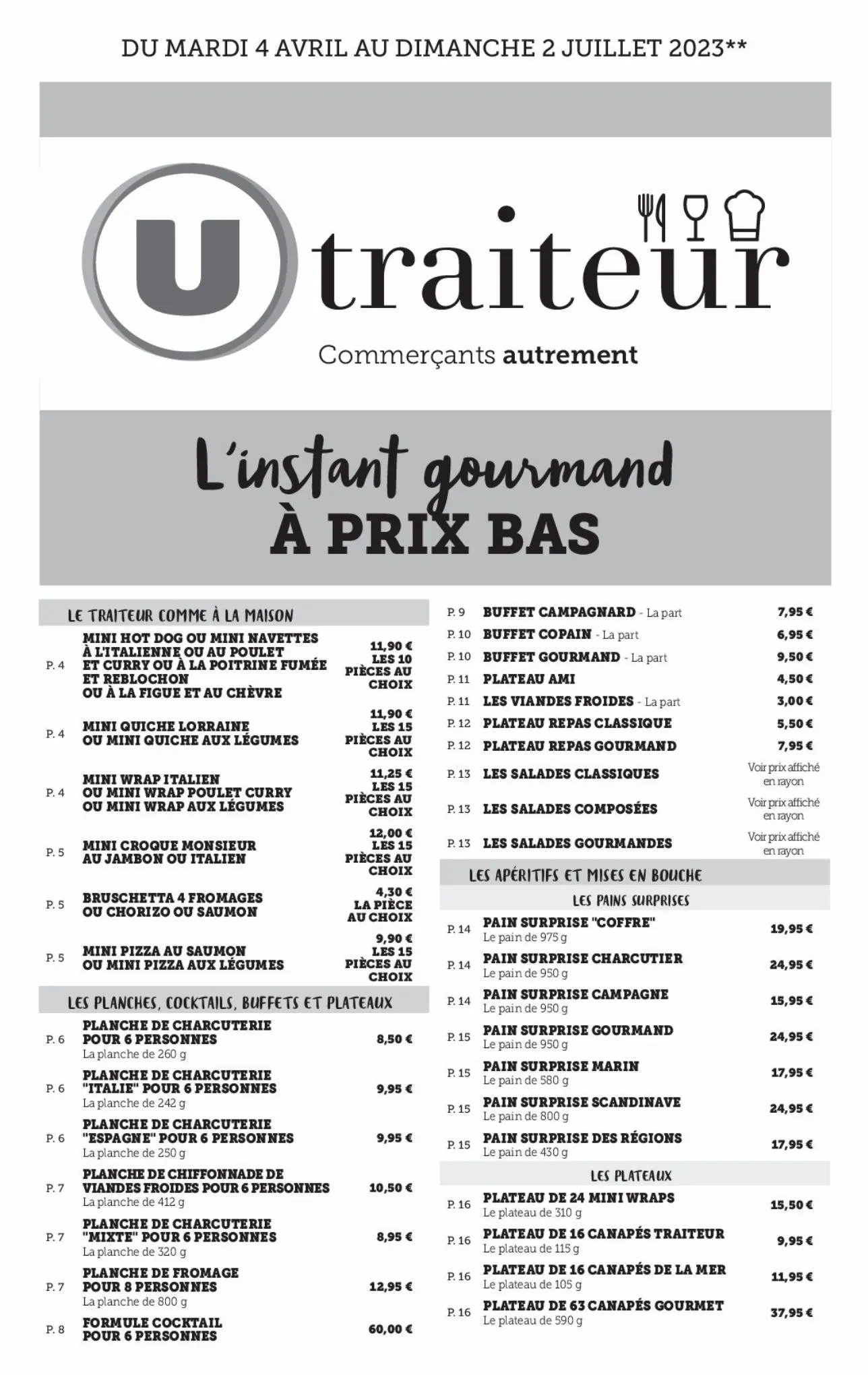 Catalogue L'instant gourmand rte À PRIX BAS, page 00003